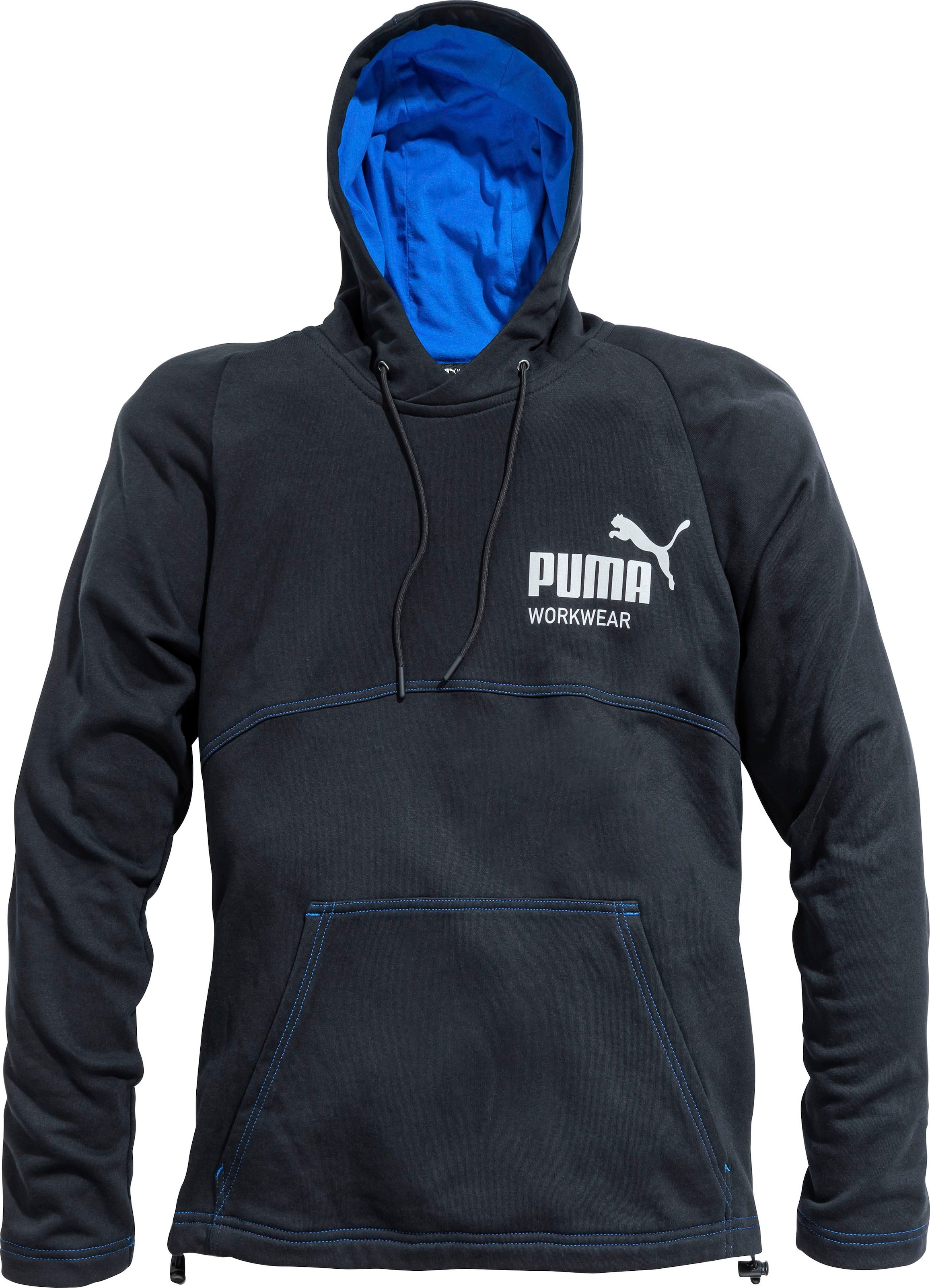 PUMA Workwear Hoodie »CHAMP« Workwear carbon-blau