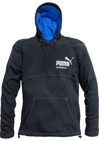 PUMA Workwear Hoodie »CHAMP« Workwear carbon-blau