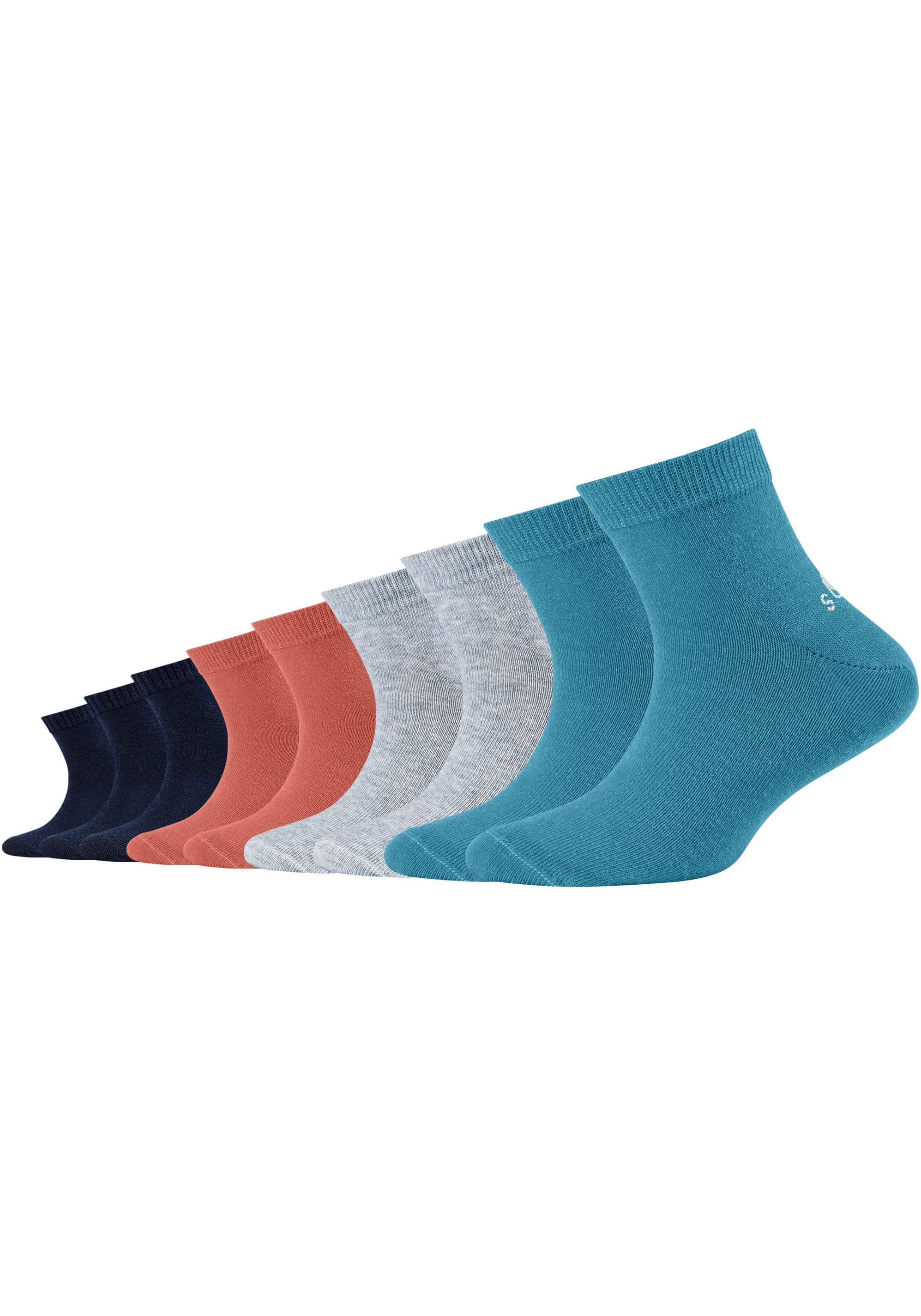 s.Oliver Kurzsocken »essentials«, (9er Pack), mit vielseitigen Farben