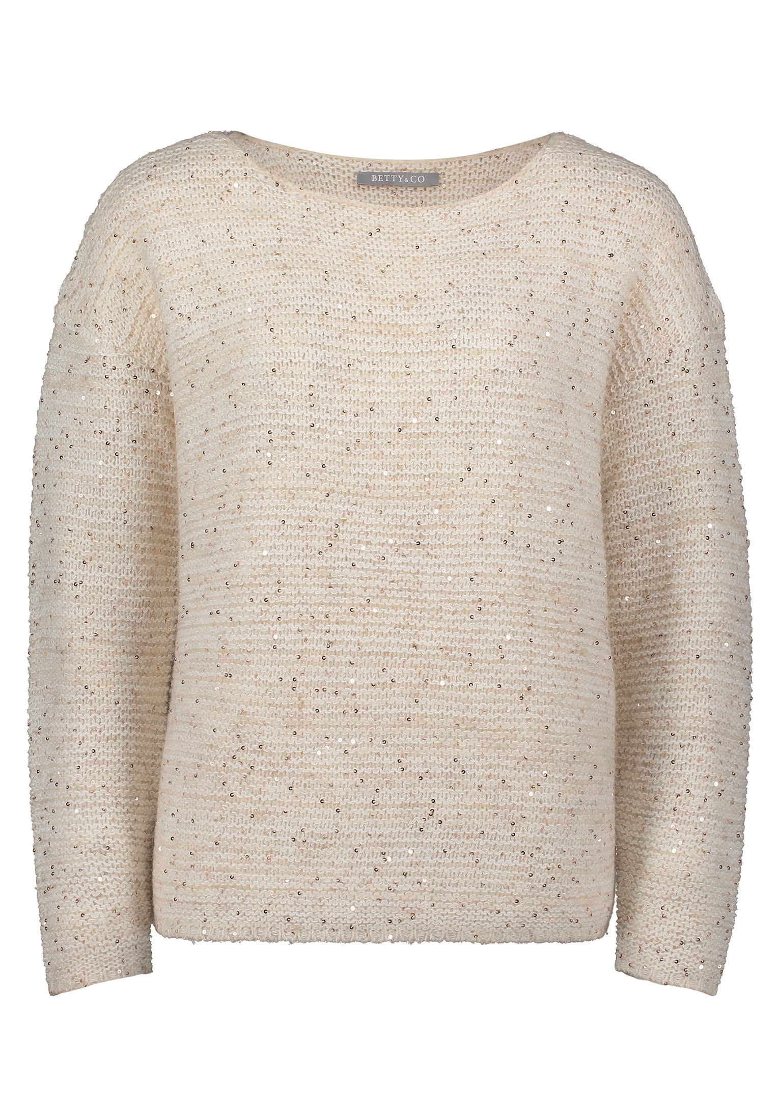 Betty&Co Strickpullover "Betty & Co Strickpullover mit Pailletten", (1 tlg. günstig online kaufen