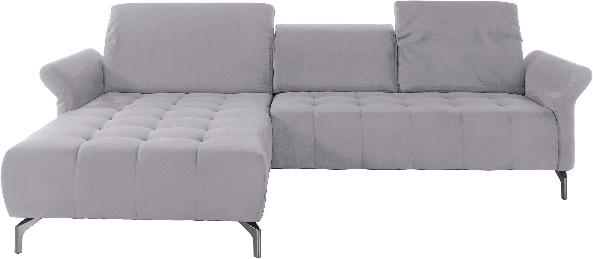 Home affaire Ecksofa "Fresh L-Form" Federkern, wahlweise Kopfteilverstellun günstig online kaufen