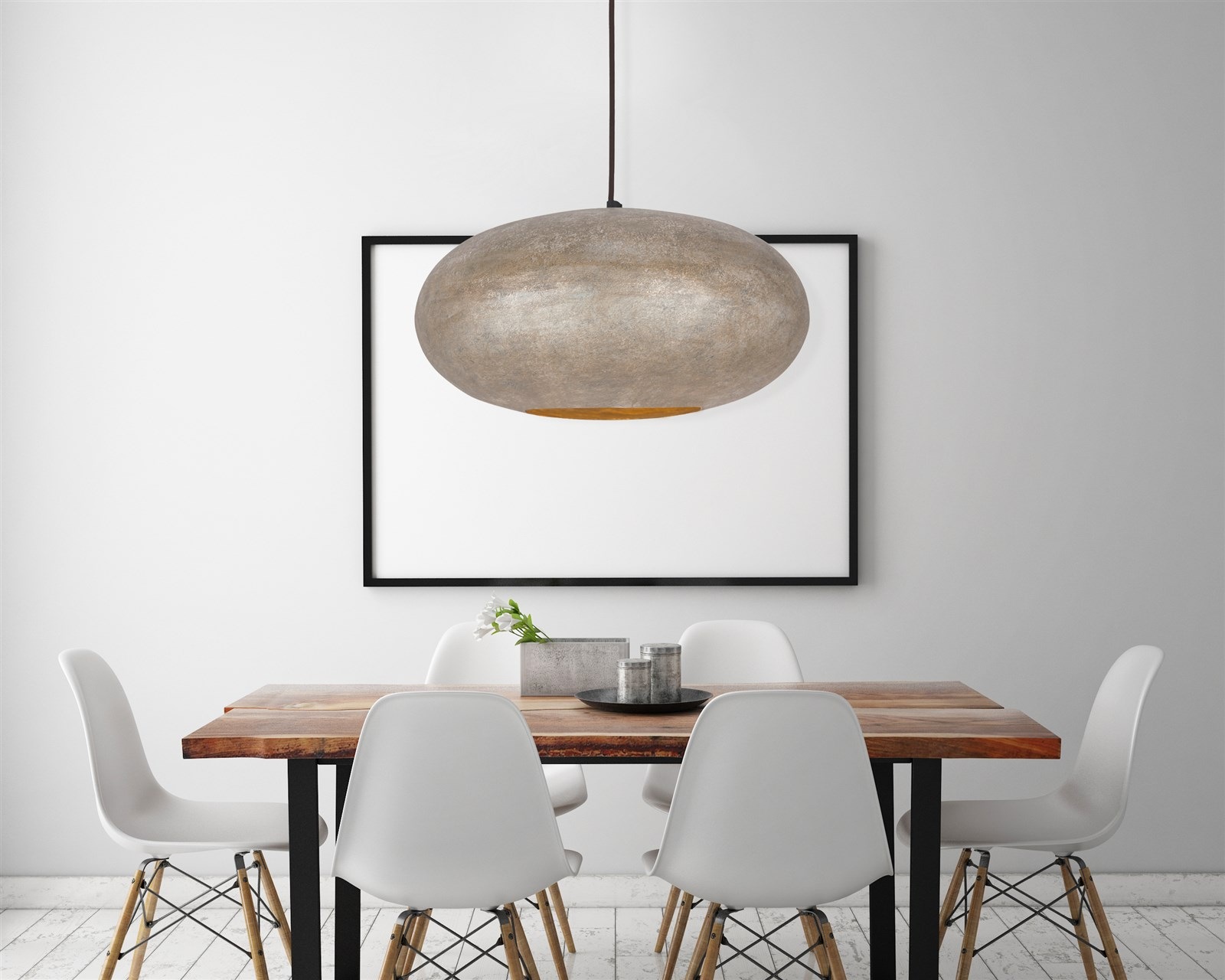 Kayoom Hängeleuchte »Terrific in Champagner, ohne Leuchtmittel, LxBxH: 40 x 40 x 20 cm« E27 1 Stk.