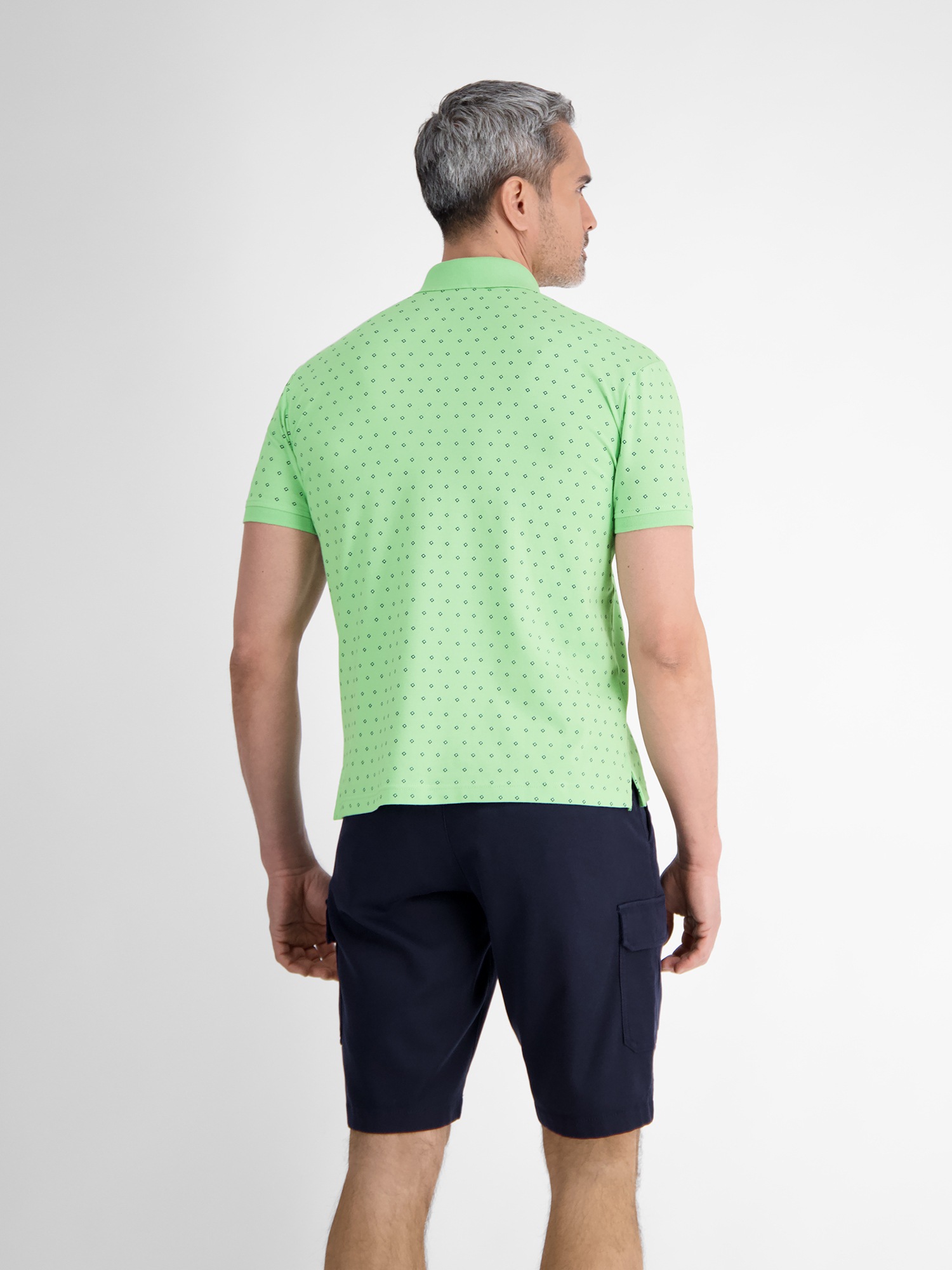 LERROS Poloshirt "Herren Poloshirt mit Minimalprint" günstig online kaufen