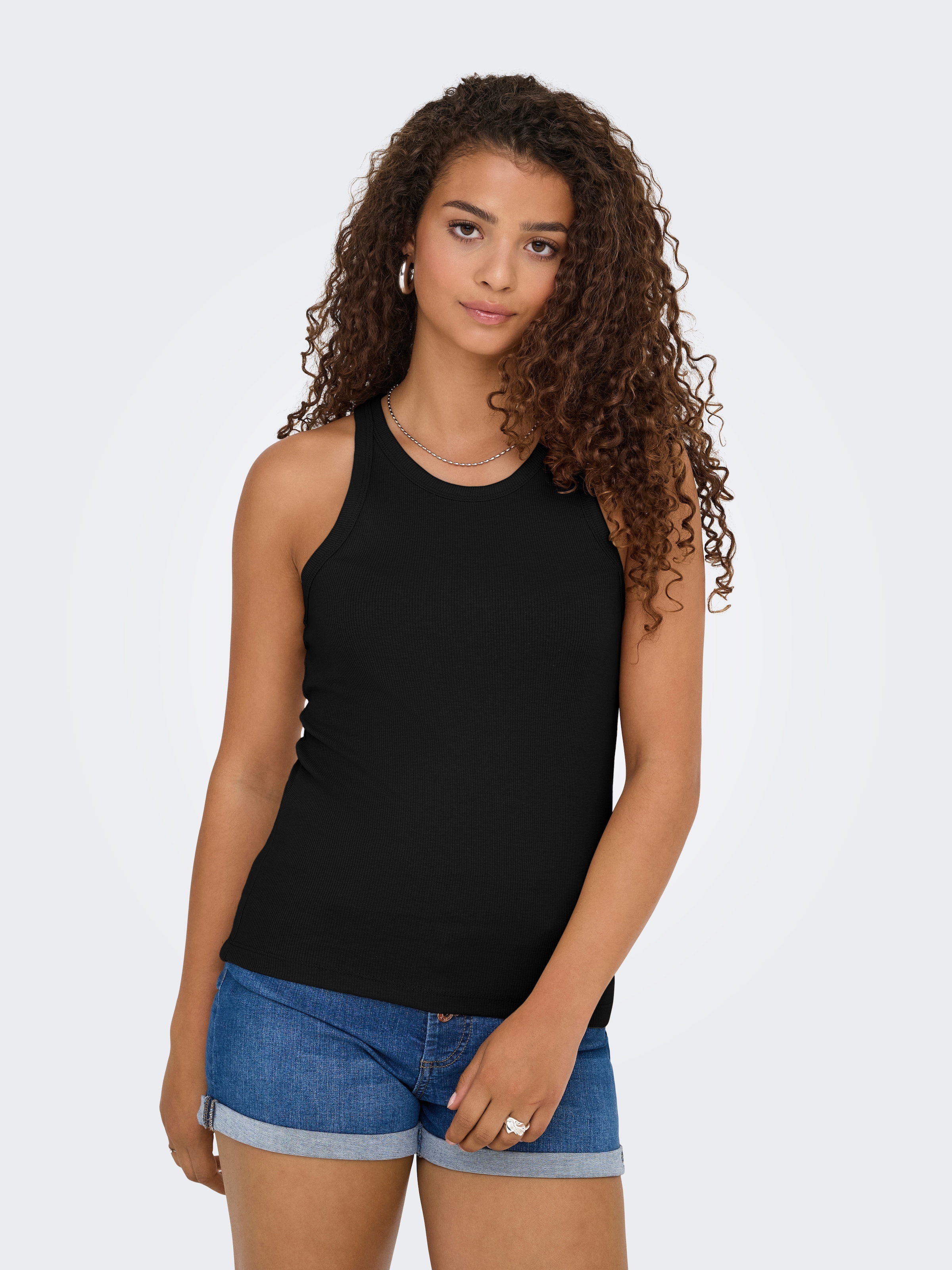 ONLY Tanktop »ONLLINDSAY TANK TOP 2 PACK« Packung, 2 Baumwollmischung