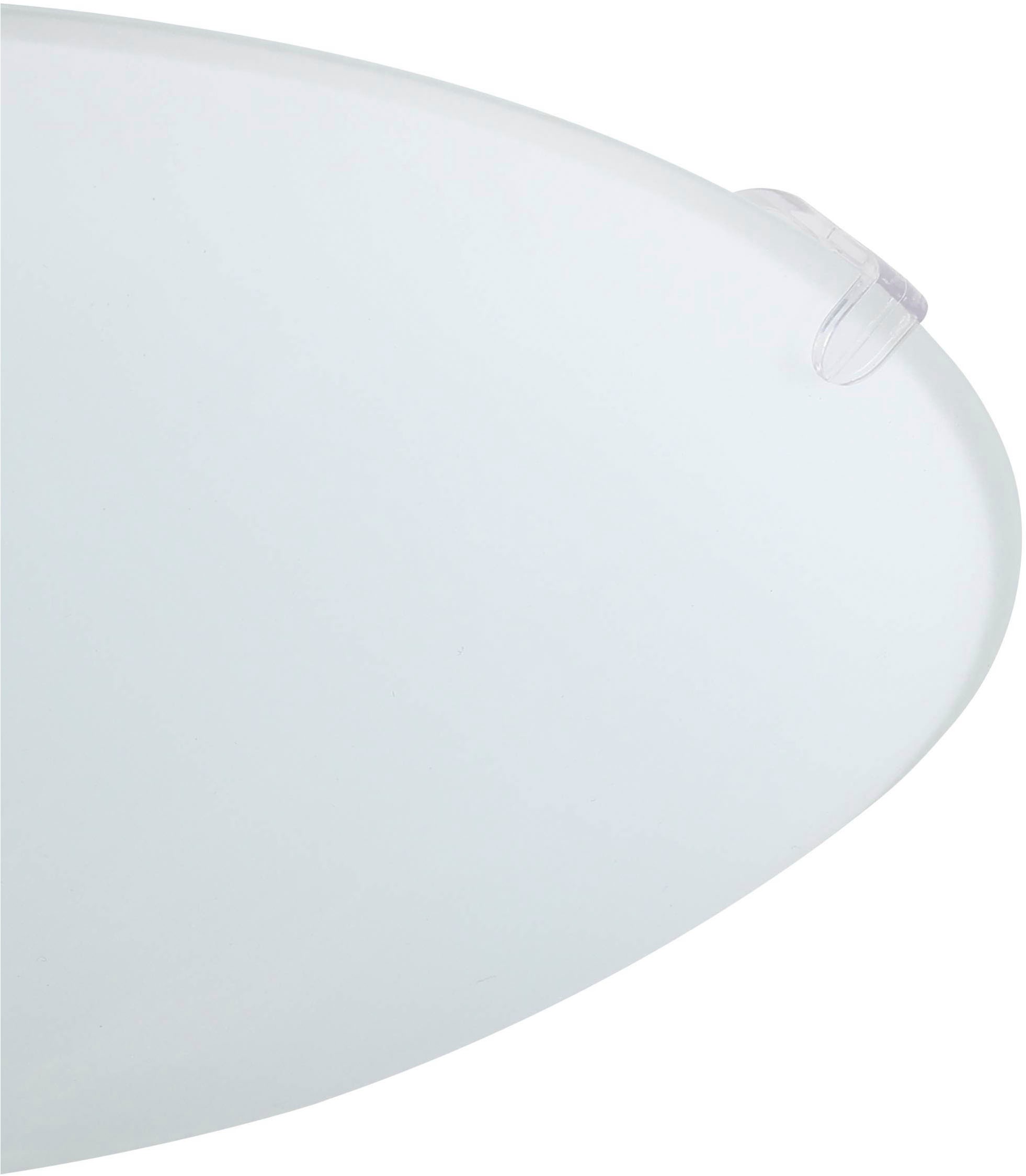 EGLO LED Deckenleuchte »MARS runde Wandlampe für innen, aus Stahl und Glas«, 1 flammig, Leuchtmittel E27 | ohne Leuchtmittel, Wandleuchte innen, Deckenleuchte Glas und Stahl, Lampe, E27 Fassung