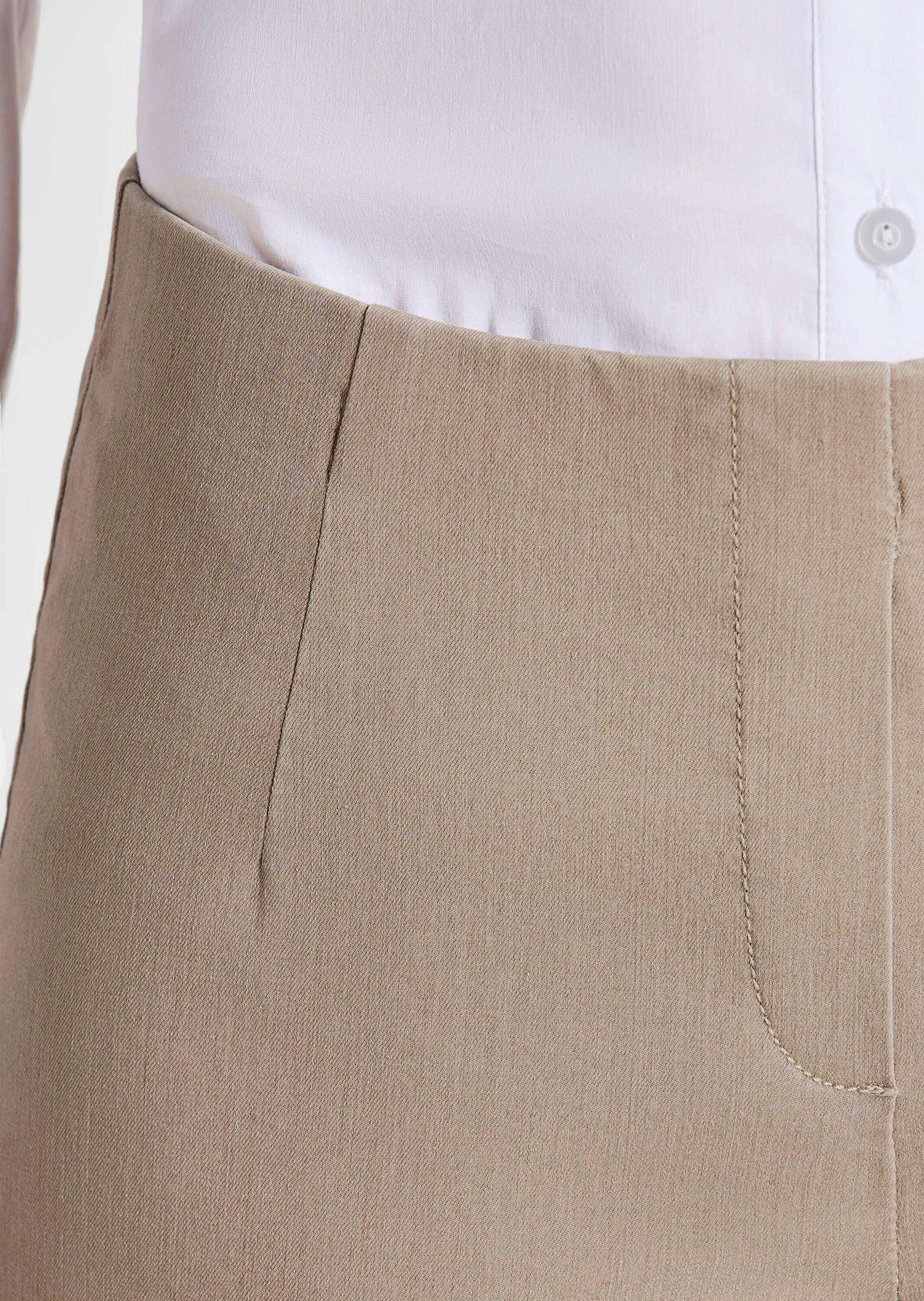 GOLDNER Chinohose »Bengalinhose LOUISA in Denim-Optik«