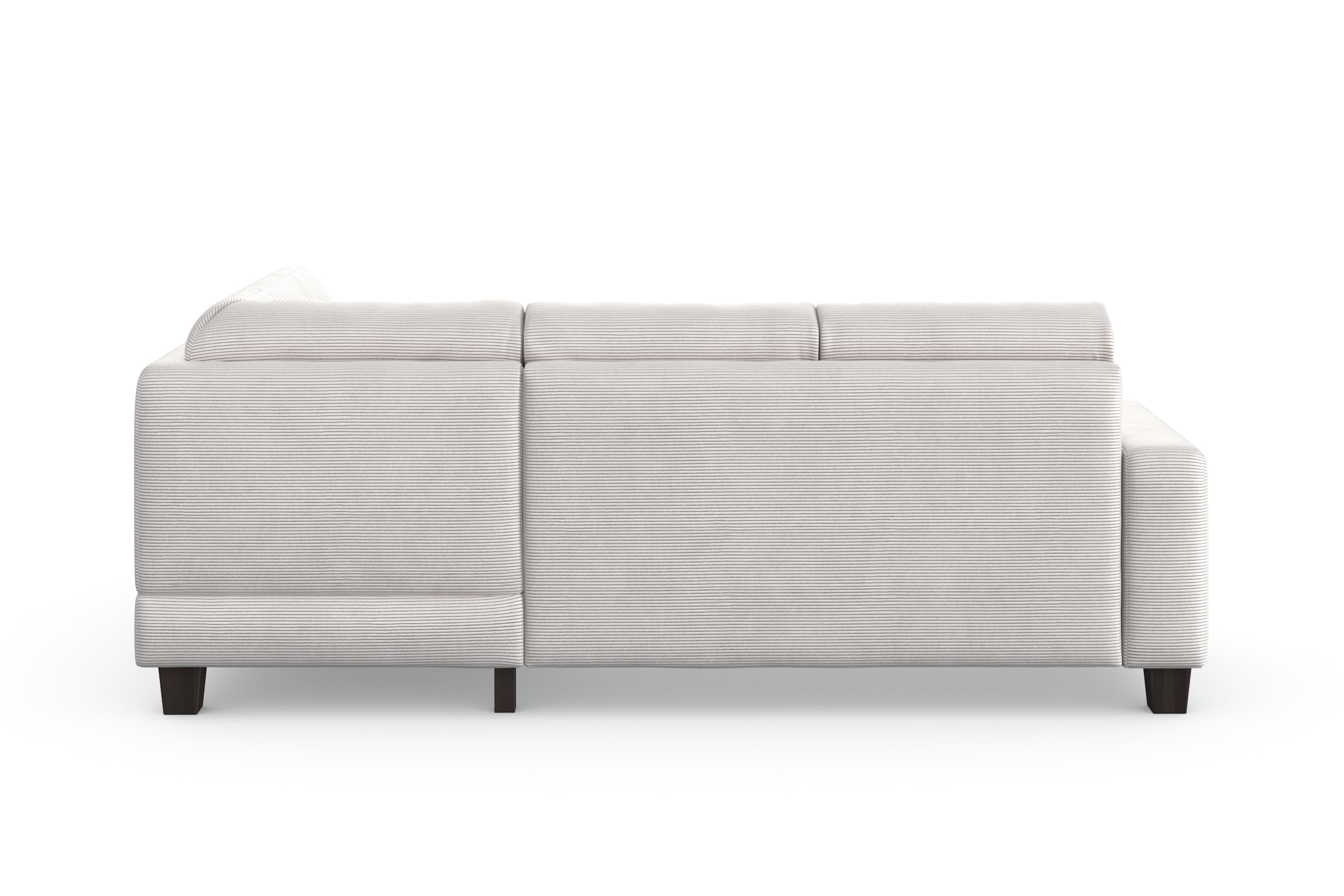 Home affaire Kampinė sofa vasarinė L-Form« su Kojų kėdutė su arba be miegojimo funkcija ir Dėžutė patalynei Cord-Bezug