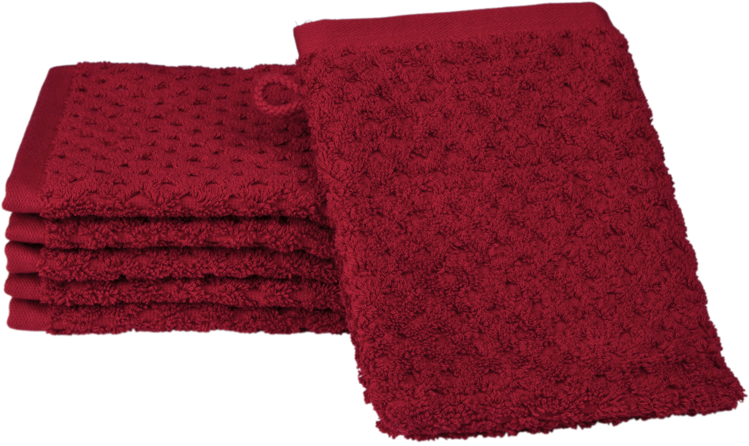 ROSS Waschhandschuh »Harmony«, (6 St., 6 Waschhandschuhe), 100 % Baumwolle