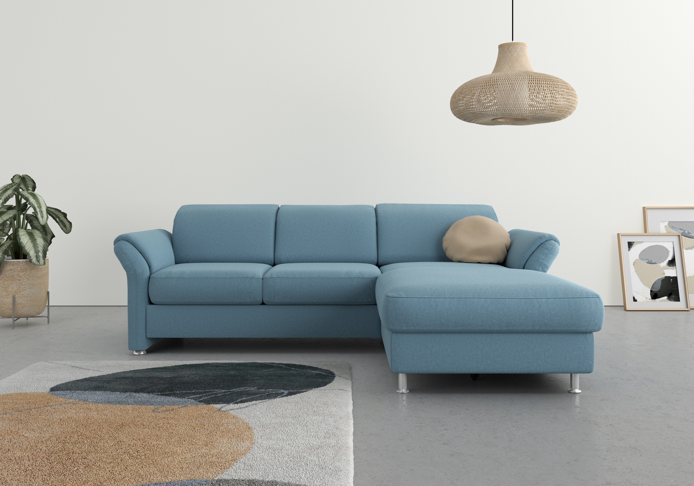 Thumbnail - sit&more Ecksofa "Apulia L-Form", wahlweise Bettfunktion, Bettkasten und Kopf- und Armteilverstellung