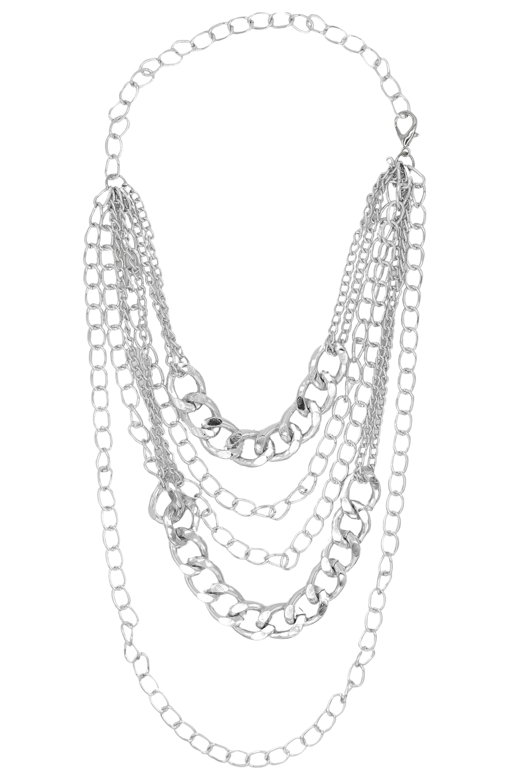 COLLEZIONE ALESSANDRO Kette mit Anhänger »Luxe«, mehrreihige Gliederkette