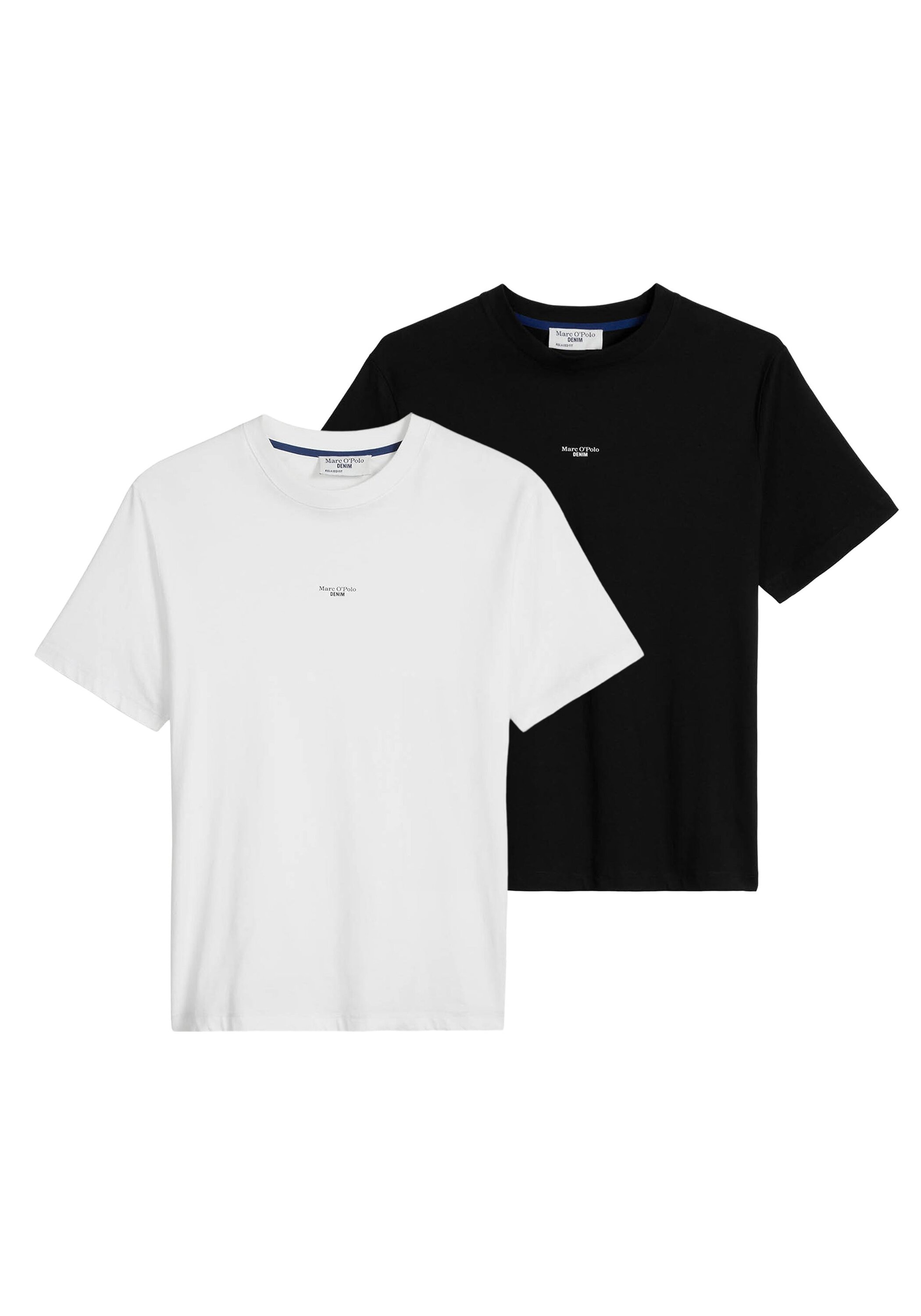Marc OPolo DENIM T-Shirt "T-Shirt T-Shirt, SSL, Logo Print, Relax 2er Pack" 2