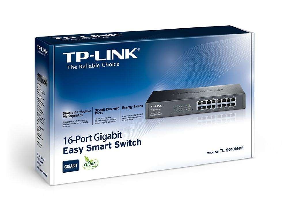TP-Link Netzwerk-Switch »16-Port-Gigabit-Easy-Smart-Switch«