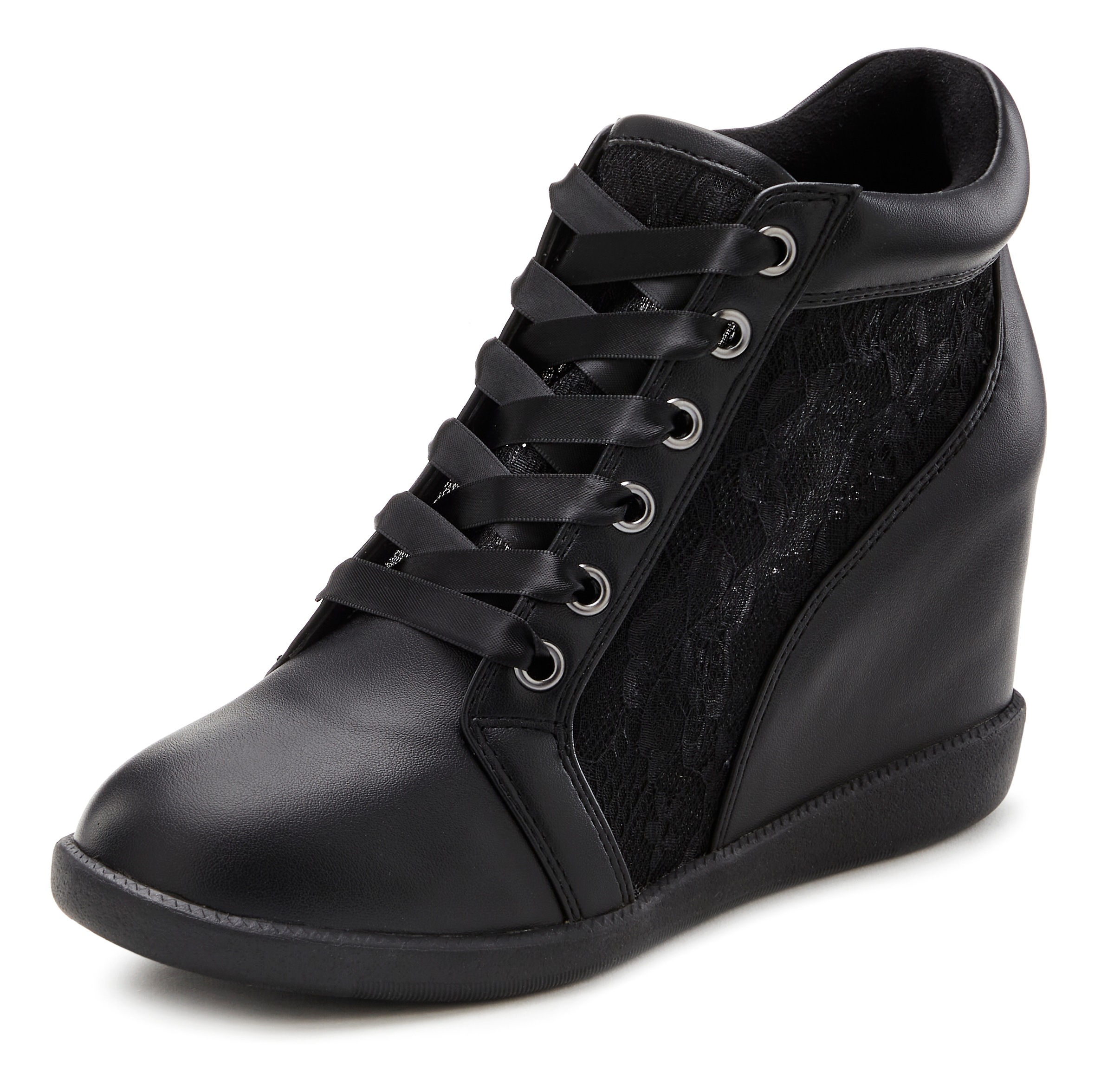 LASCANA Stiefelette "Freizeitschuh, Halbschuh, Keilstiefelette, Sneaker" mi günstig online kaufen