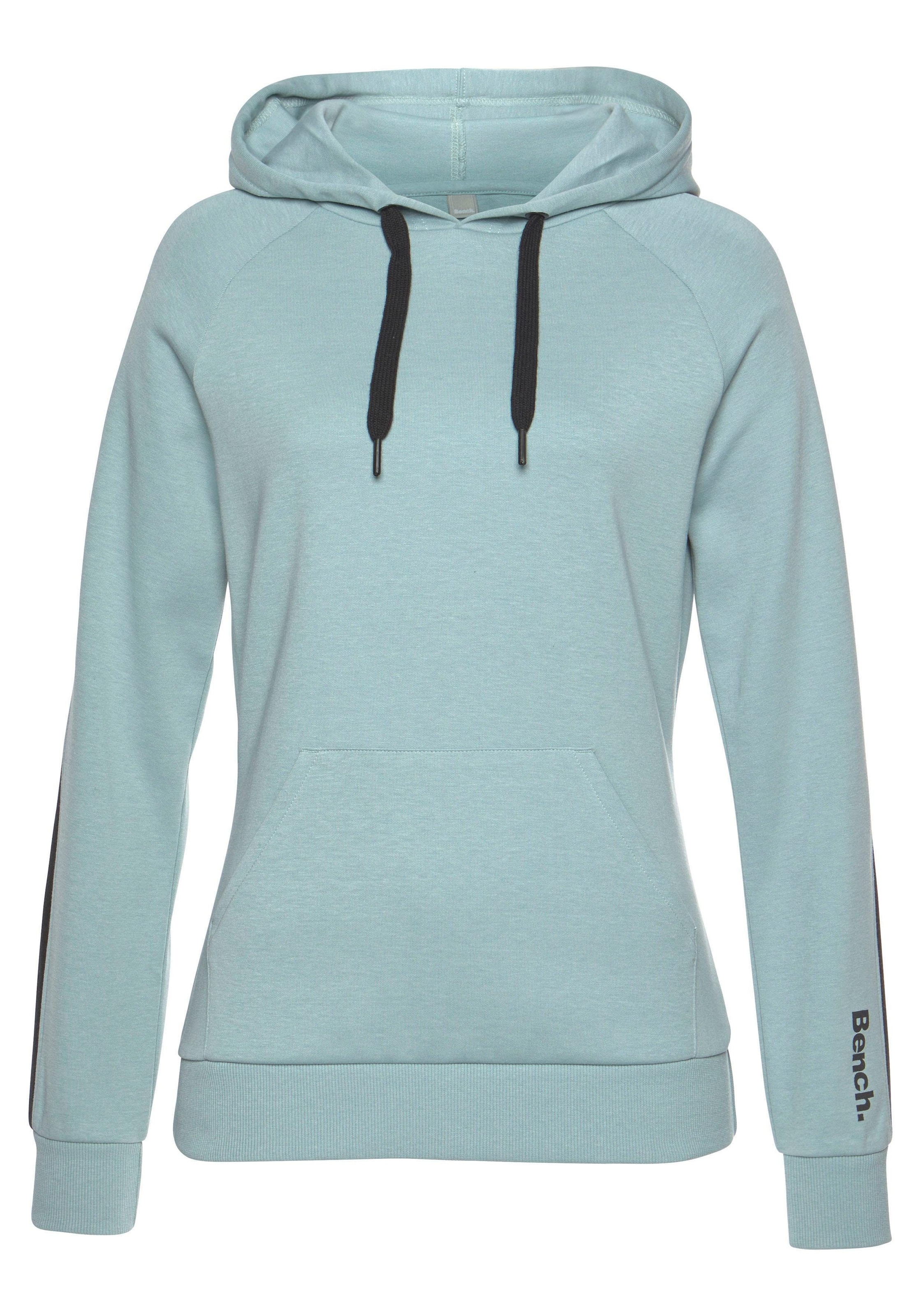 Bench. Loungewear Kapuzensweatshirt, mit Seitenstreifen und Kängurutasche, Loungeanzug, Hoodie