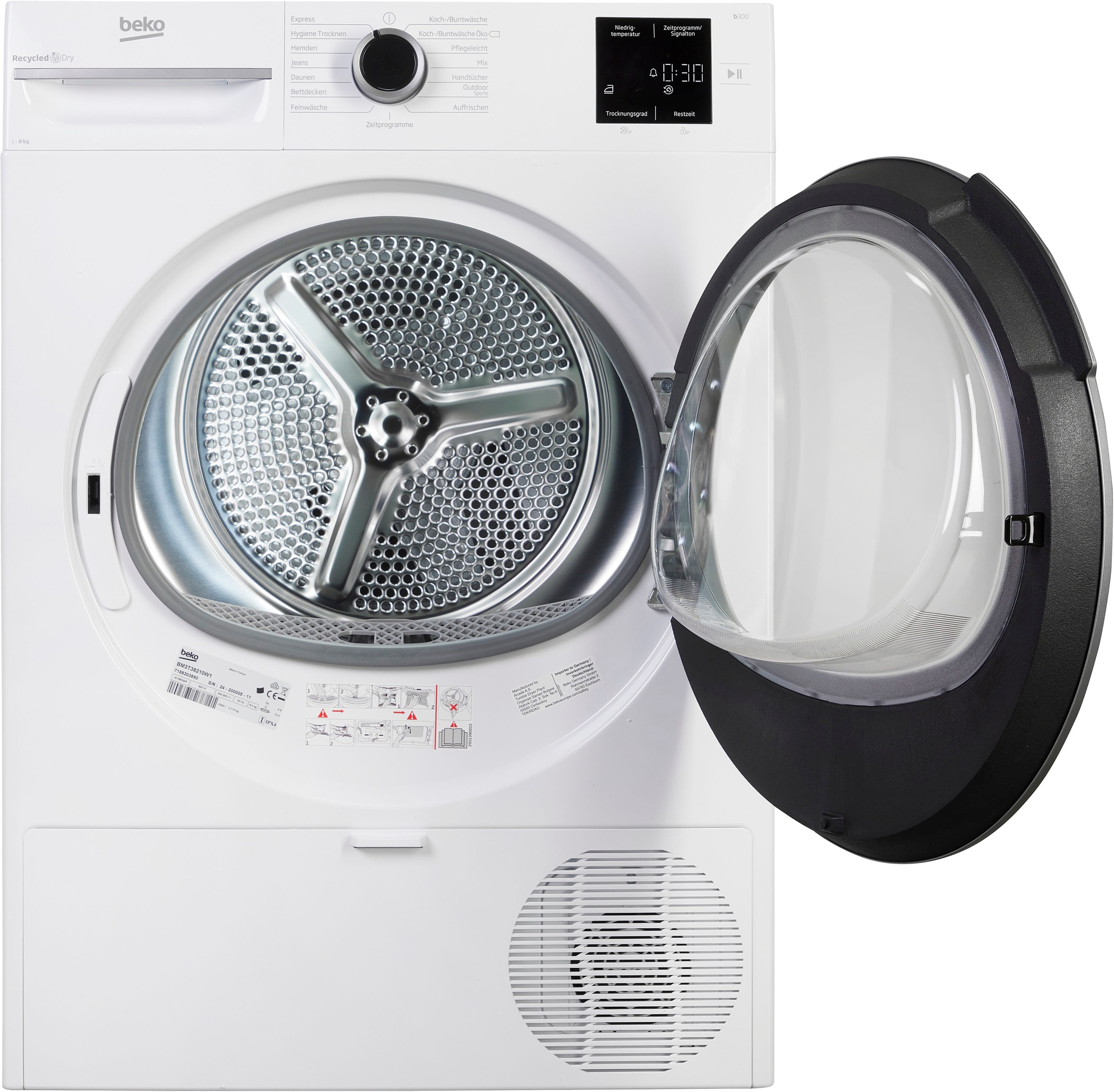 BEKO Wärmepumpentrockner "BM3T38210W1" mit Wärmepumpentechnologie günstig online kaufen