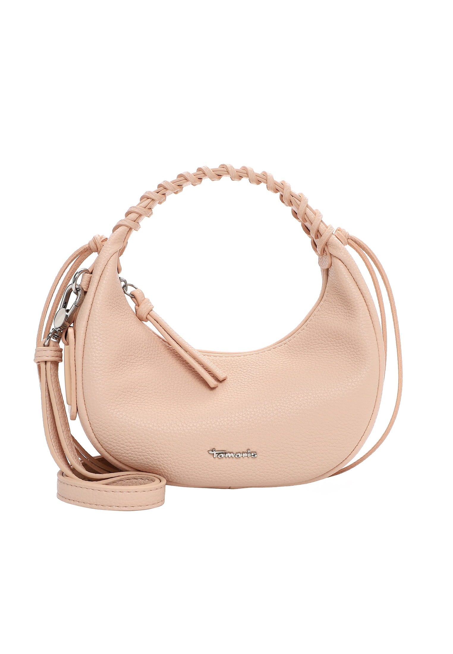 Beuteltasche TAMARIS "Beutel TAS Kate", Damen, Gr. B/H/T: 20cm x 15cm x 10cm 0, rosa (lightrose 646), Polyurethan, Taschen Beuteltasche