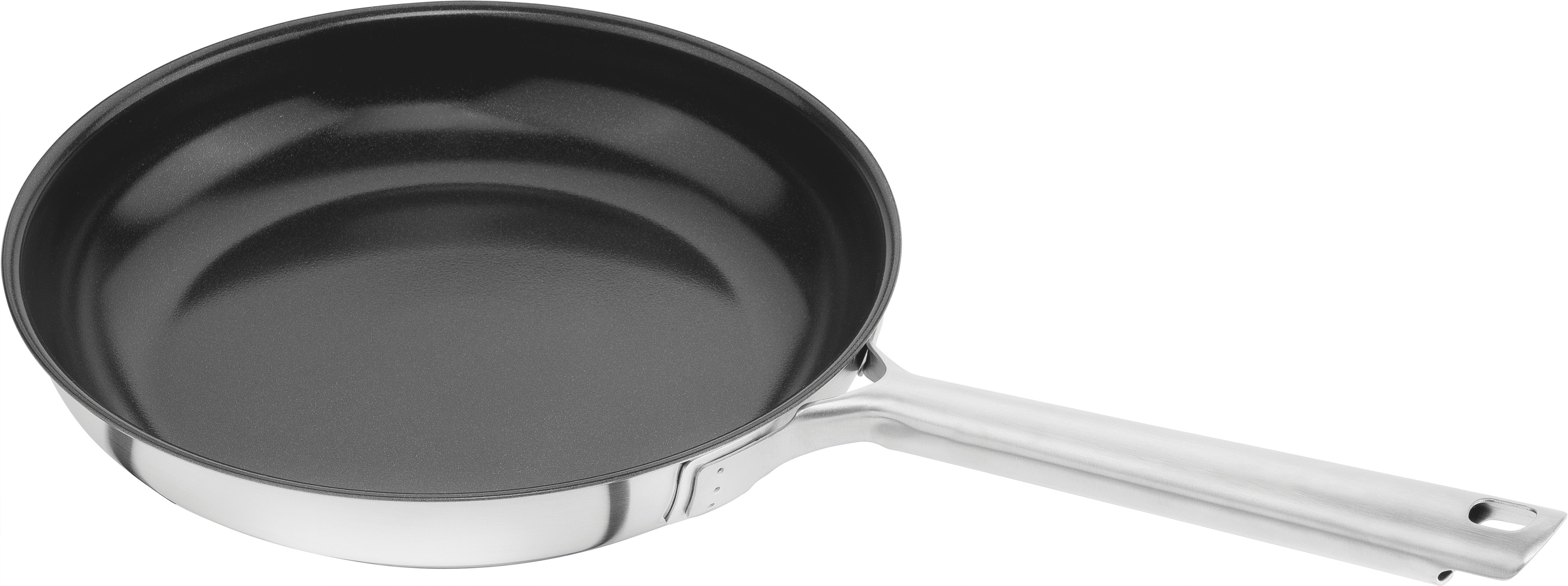 Zwilling Bratpfanne "TrueFlow" Edelstahl 18/10 1 tlg. Keramik-Antihaftbeschichtung, 18/10 Edelstahl, Rostfrei, Induktion