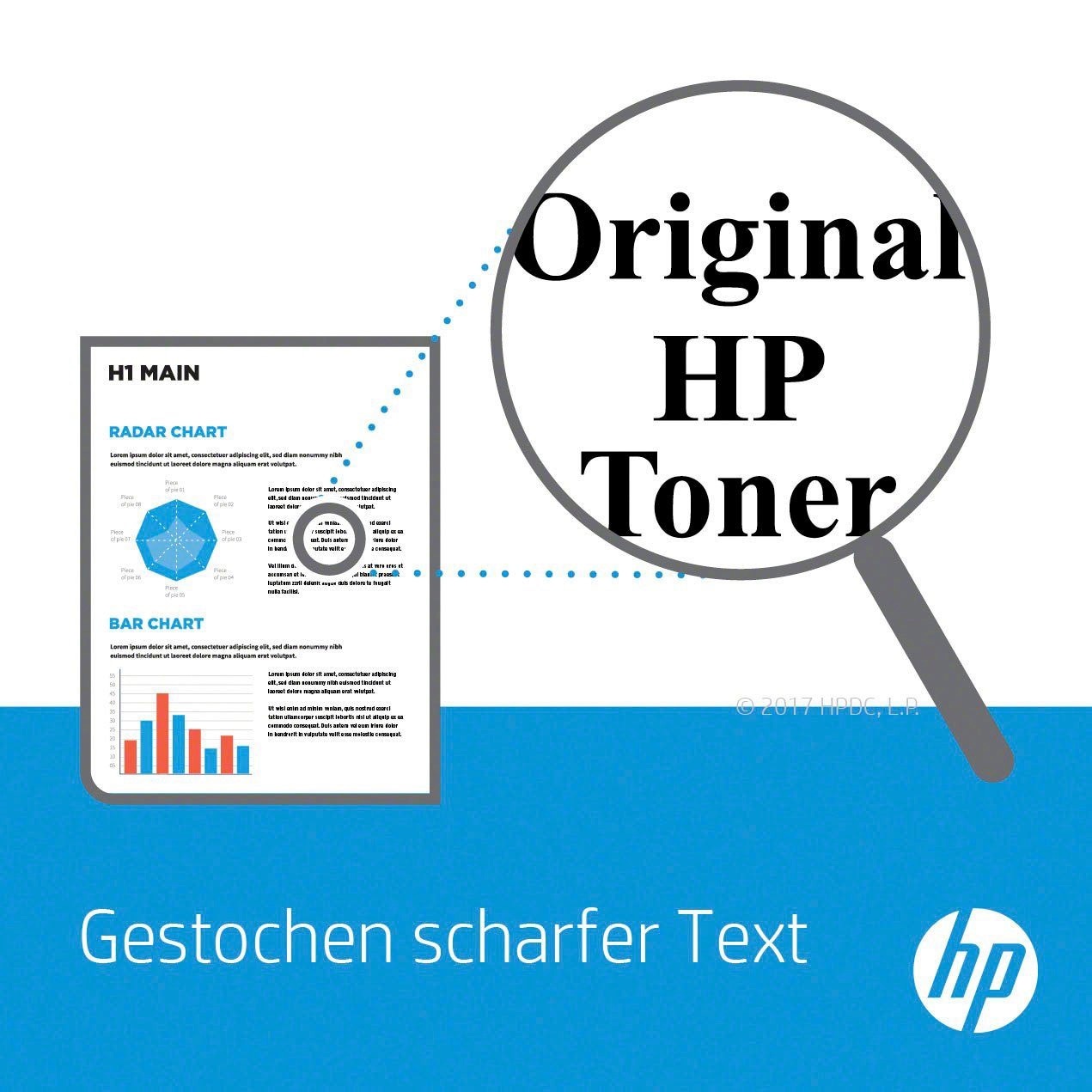 HP Tintenpatrone »117A«, (Packung, 1 St.), original Laser Jet Toner Kartusche 117 cyan