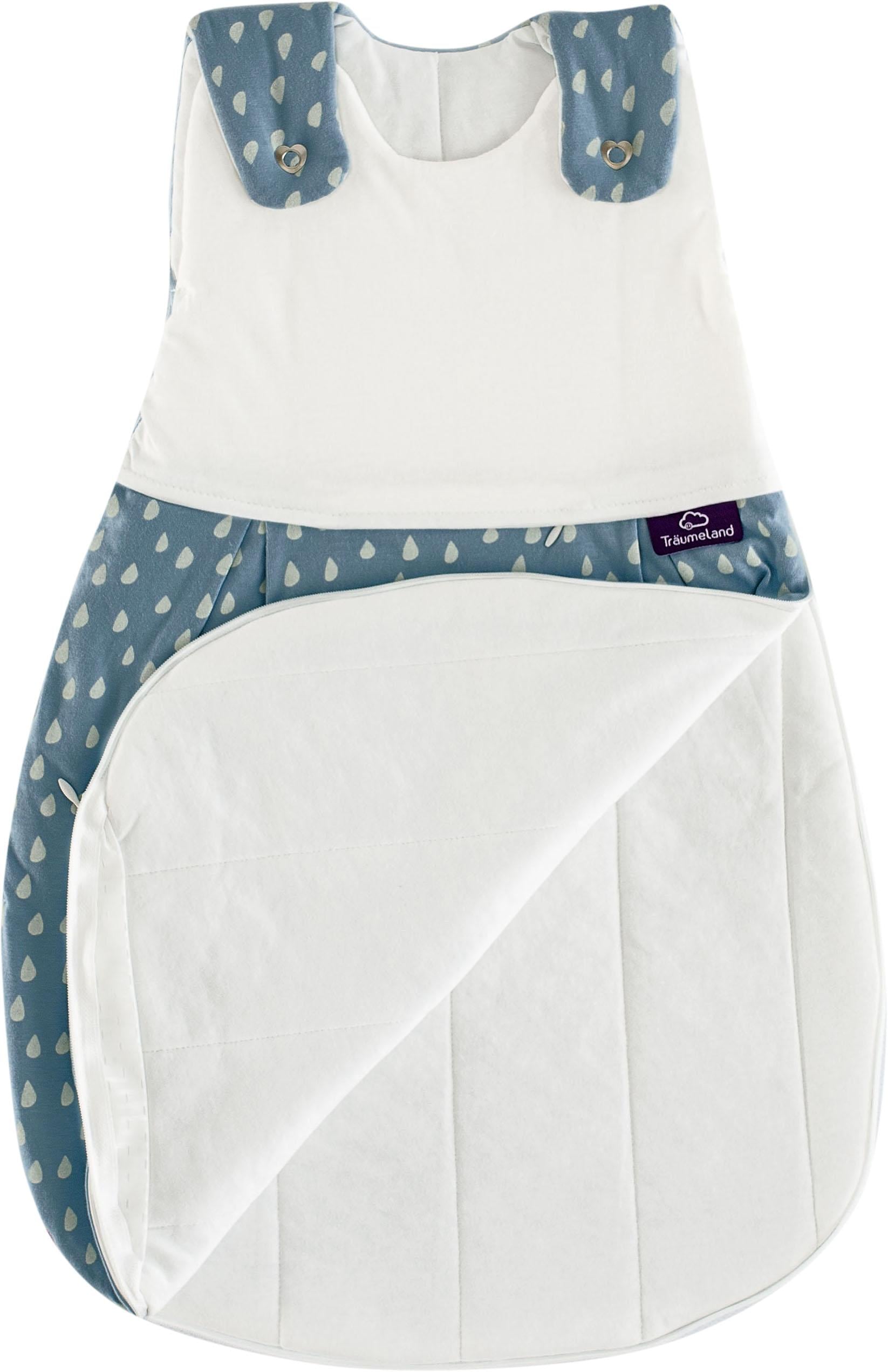 Träumeland Babyschlafsack »Set Tropfen Ozeanblau«, (Packung, 3 tlg., 3er-Pack)