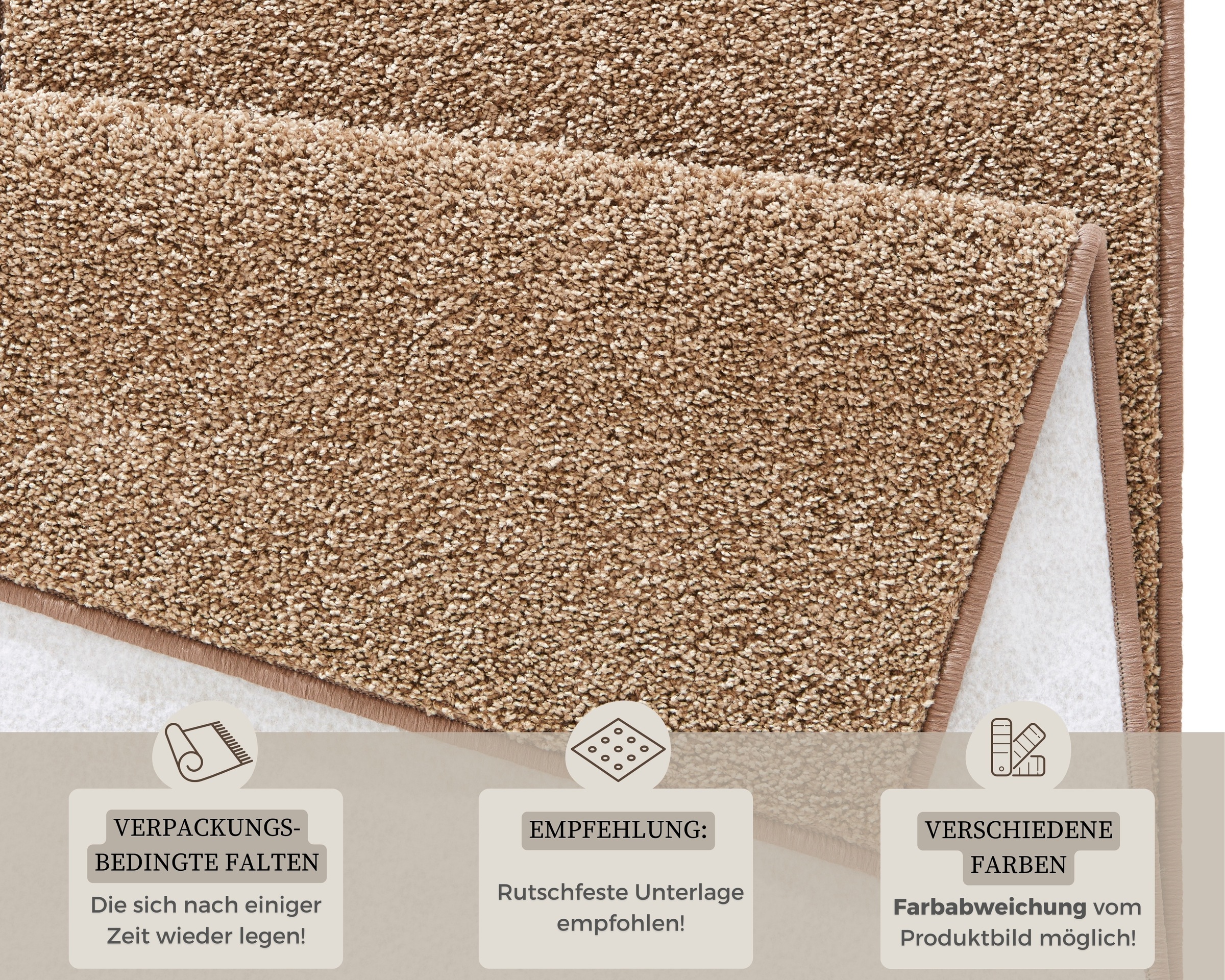 Hanse Home Pure 100 Runner Brown 80x300cm 3
