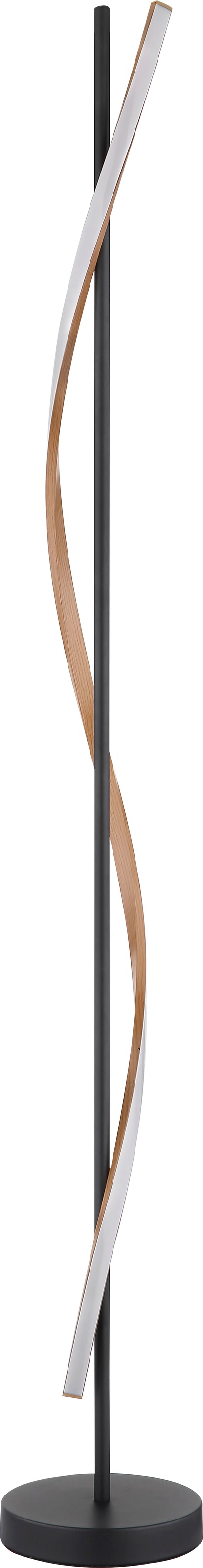 Globo Lighting Watkins Floor Lamp Matte Black 2