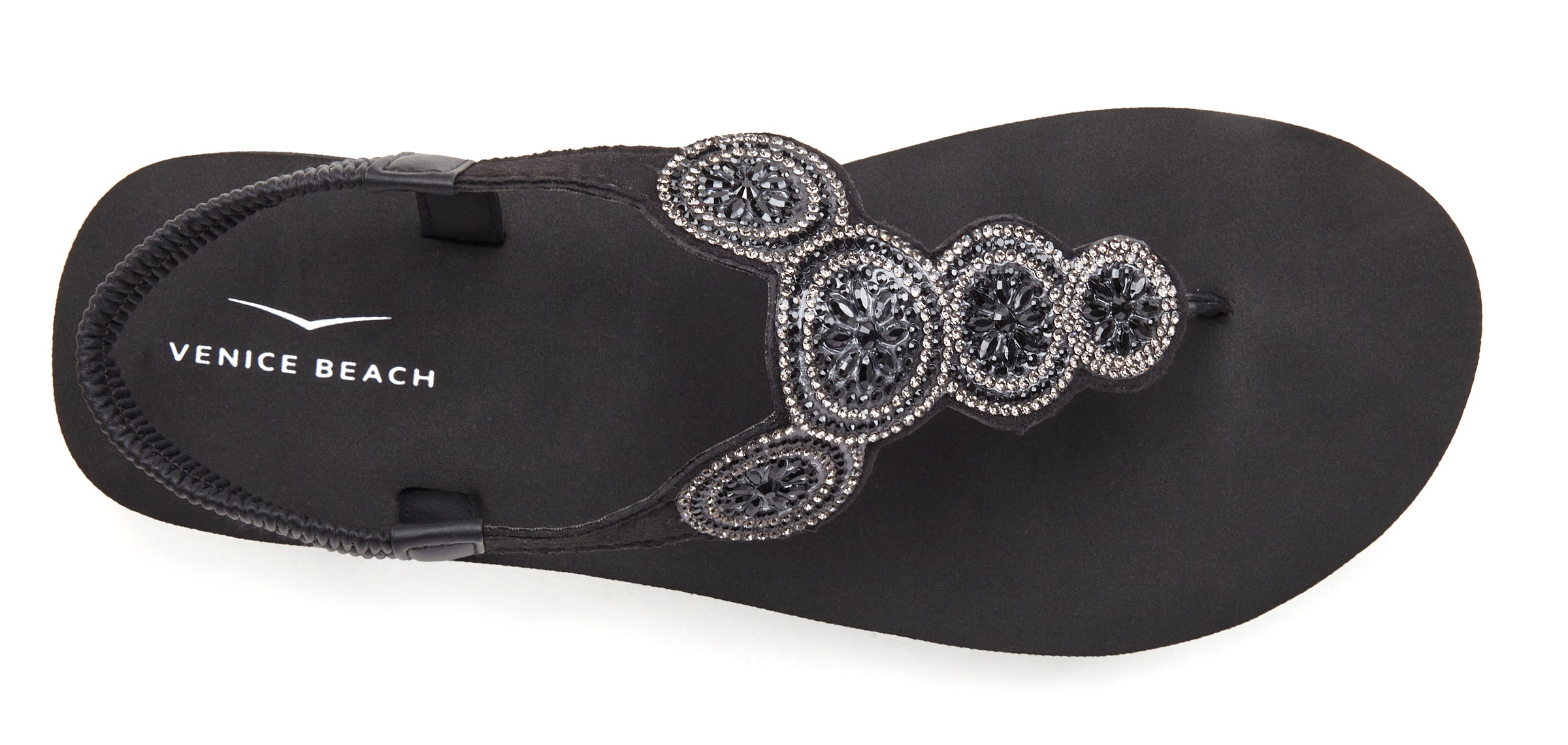 Venice Beach Flip Flops Black 35 2