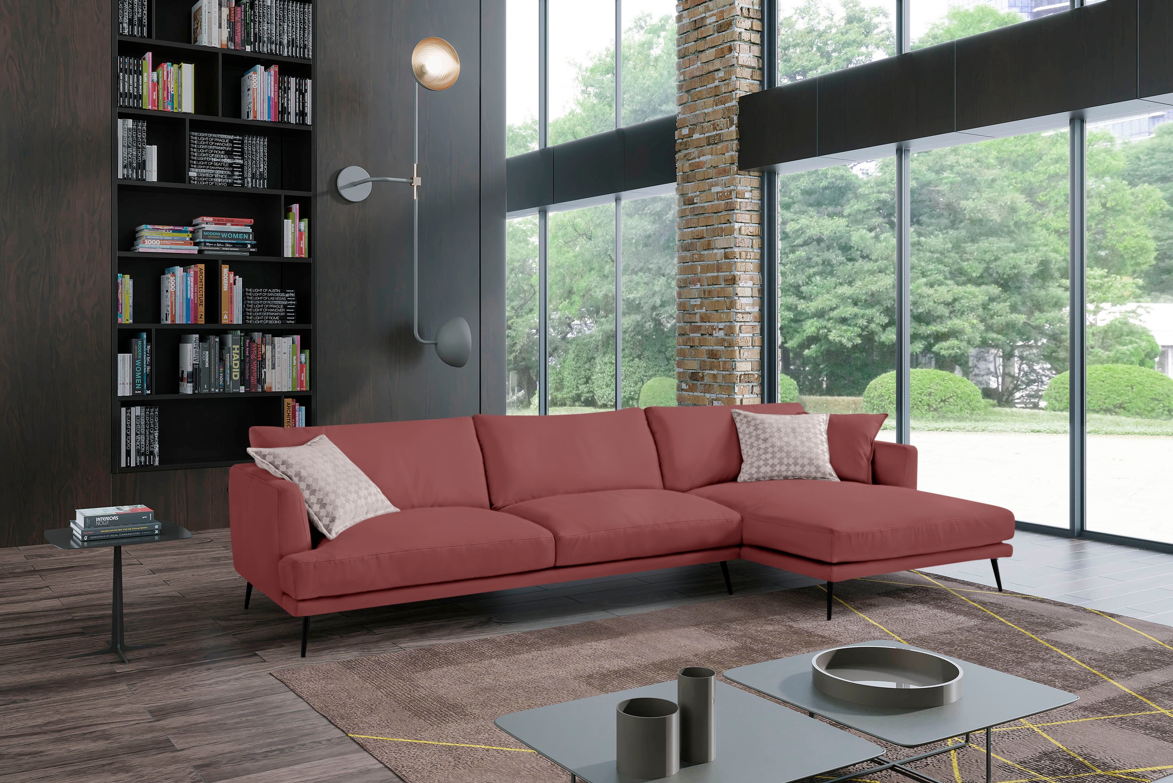 Egoitaliano Ecksofa "Sophia, Designsofa mit extrakomfortablem Sitzkomfort, günstig online kaufen