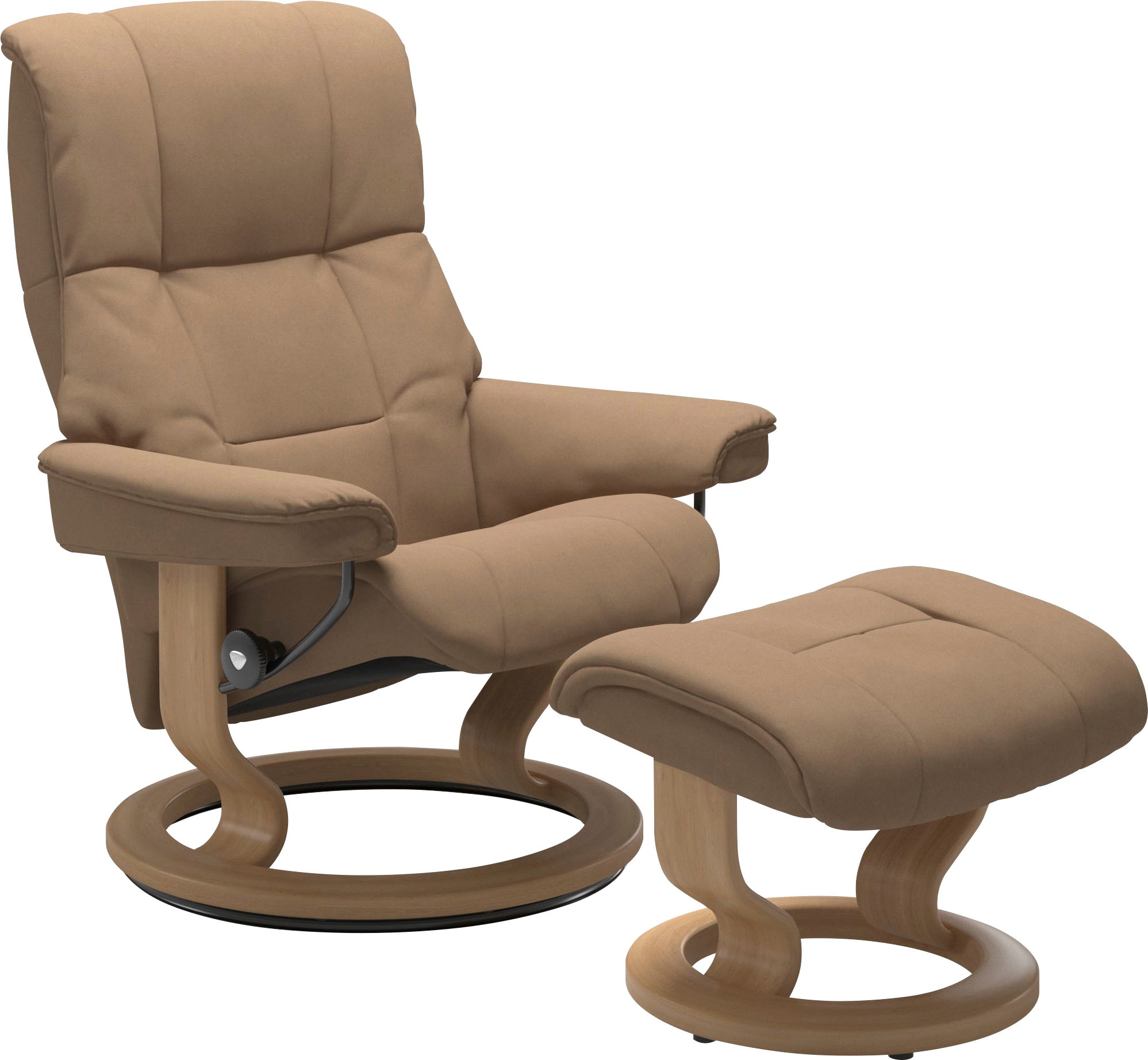 Stressless Relaxsessel "Mayfair" mit Classic Base, Größe S, M & L, Gestell Eiche, in 3 Bezugsqualitäten lieferbar