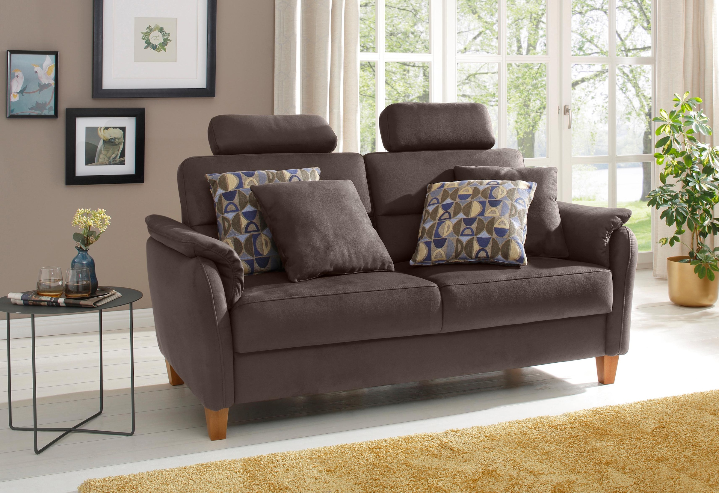 Home affaire 2,5-Sitzer "Palmera, B: 179 cm" mit Federkern günstig online kaufen