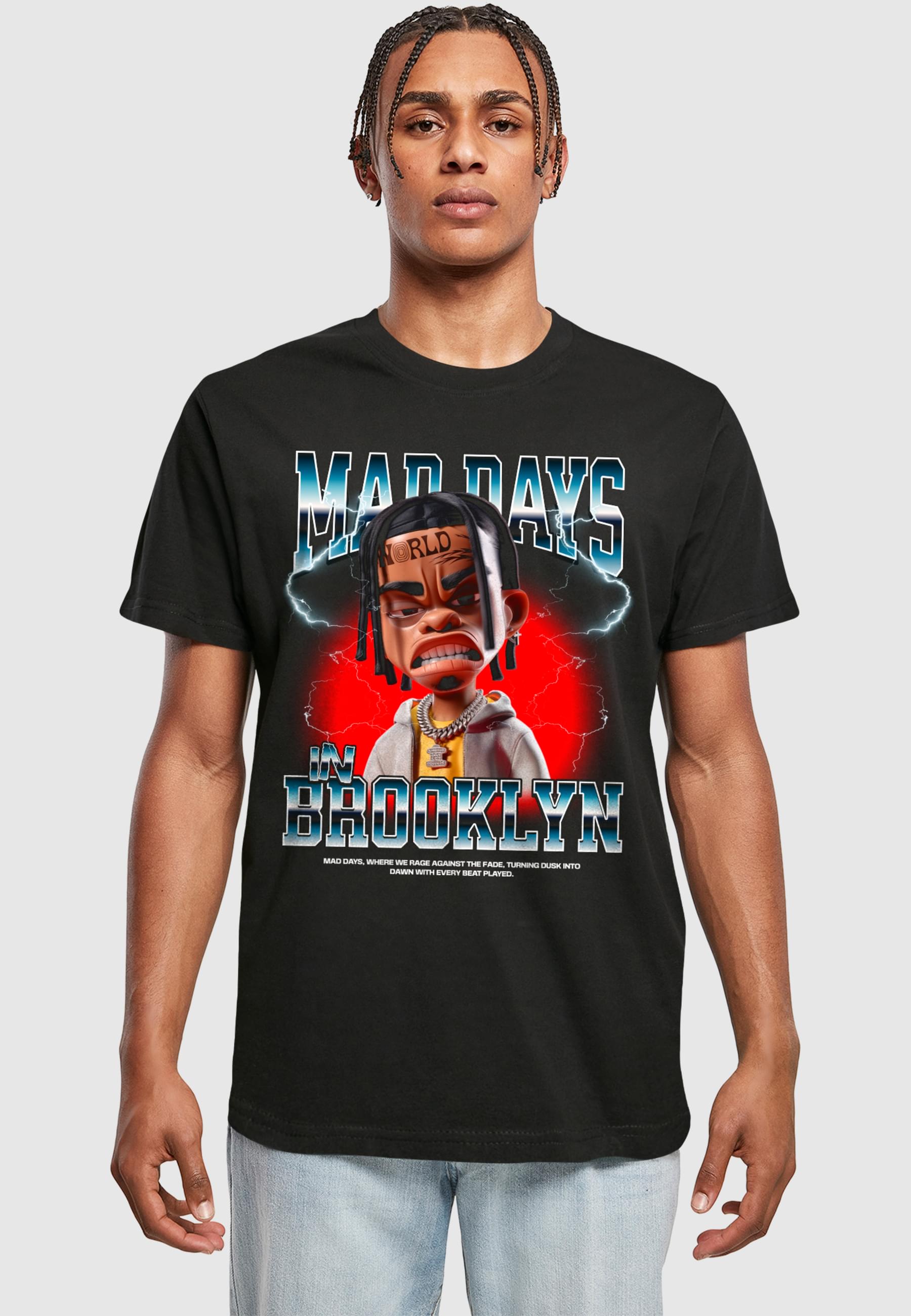 Thumbnail - MisterTee T-Shirt "MisterTee Mad Days Tee", (1 tlg.)
