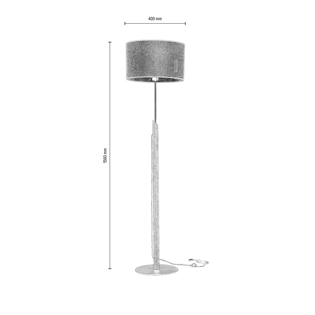 BRITOP LIGHTING Stehlampe »COLETTE«, 1 flammig-flammig