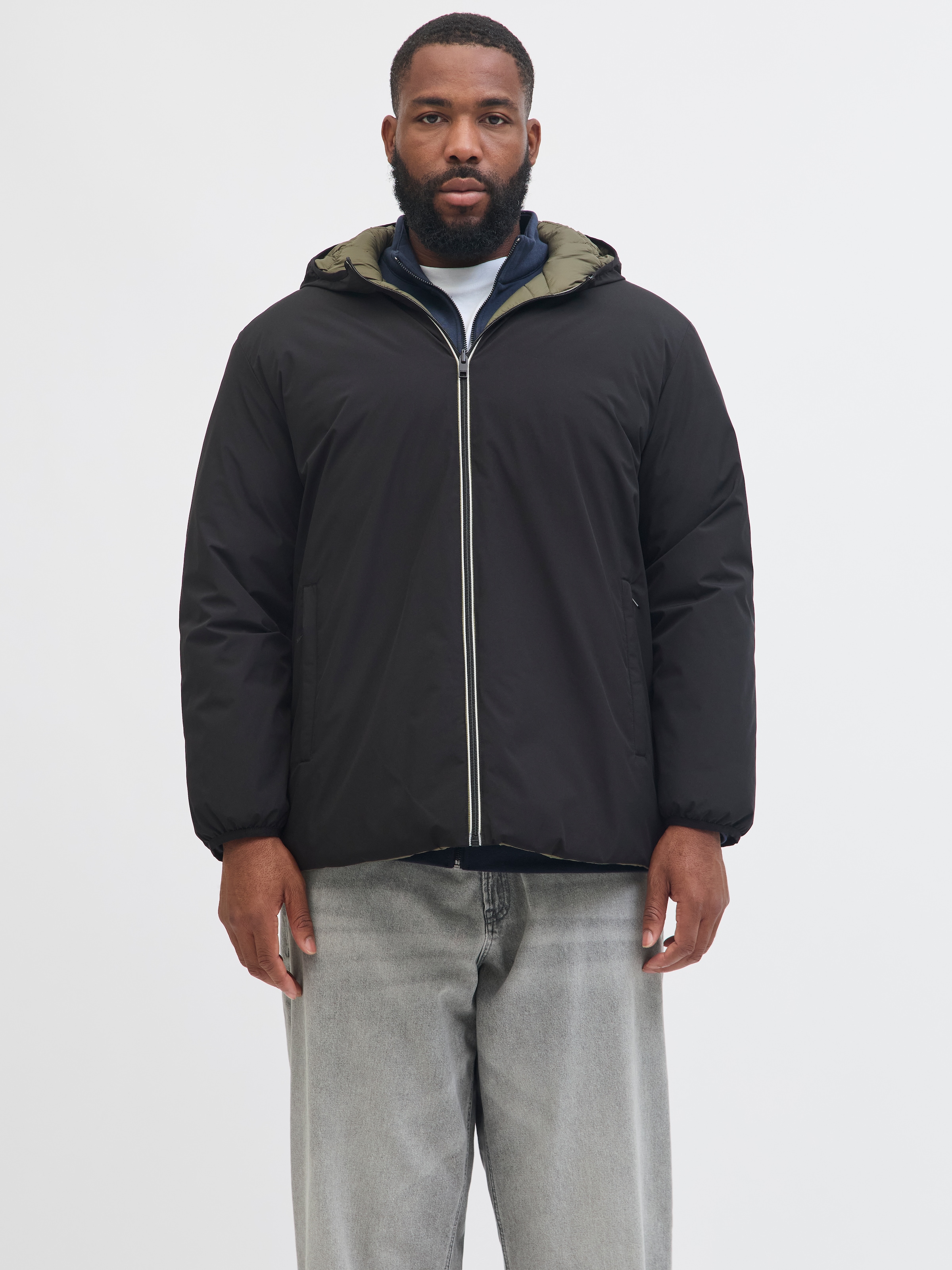 Jack & Jones PlusSize Outdoorjacke "JJEBROOK REVERSIBLE JACKET SN PLS", mit günstig online kaufen