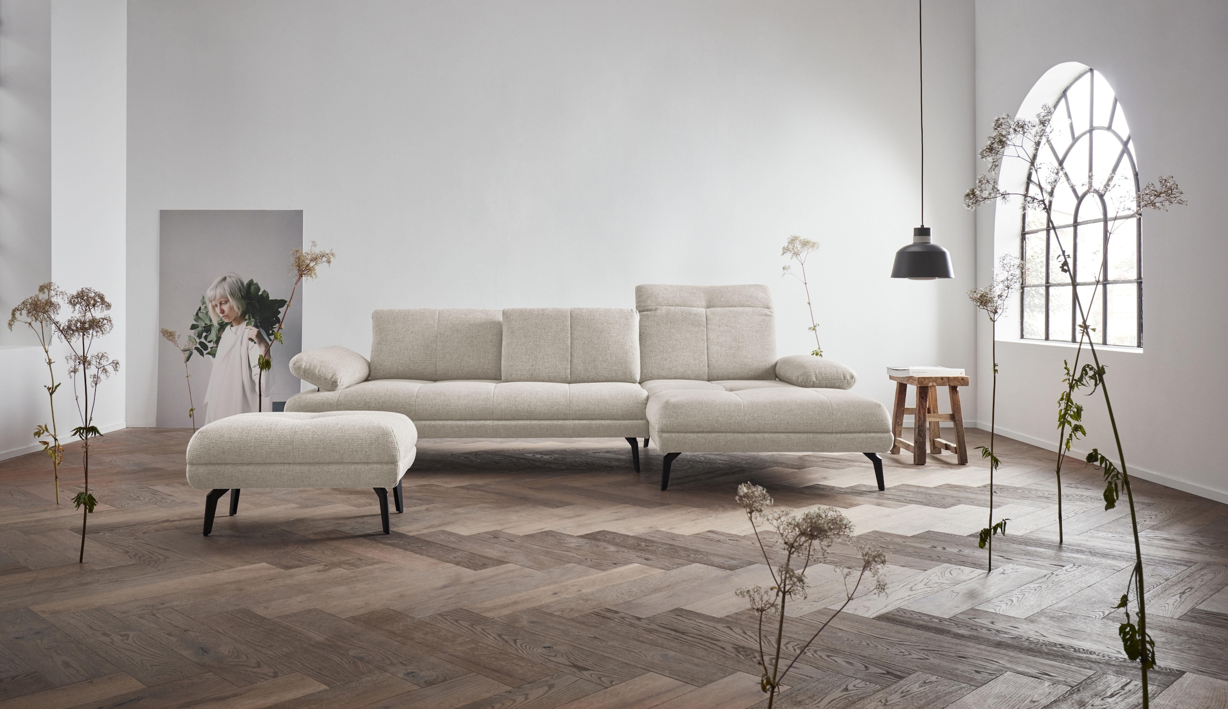andas Hocker »Stenlille«, in 3 Bezugsarten, Design by Morten Georgsen