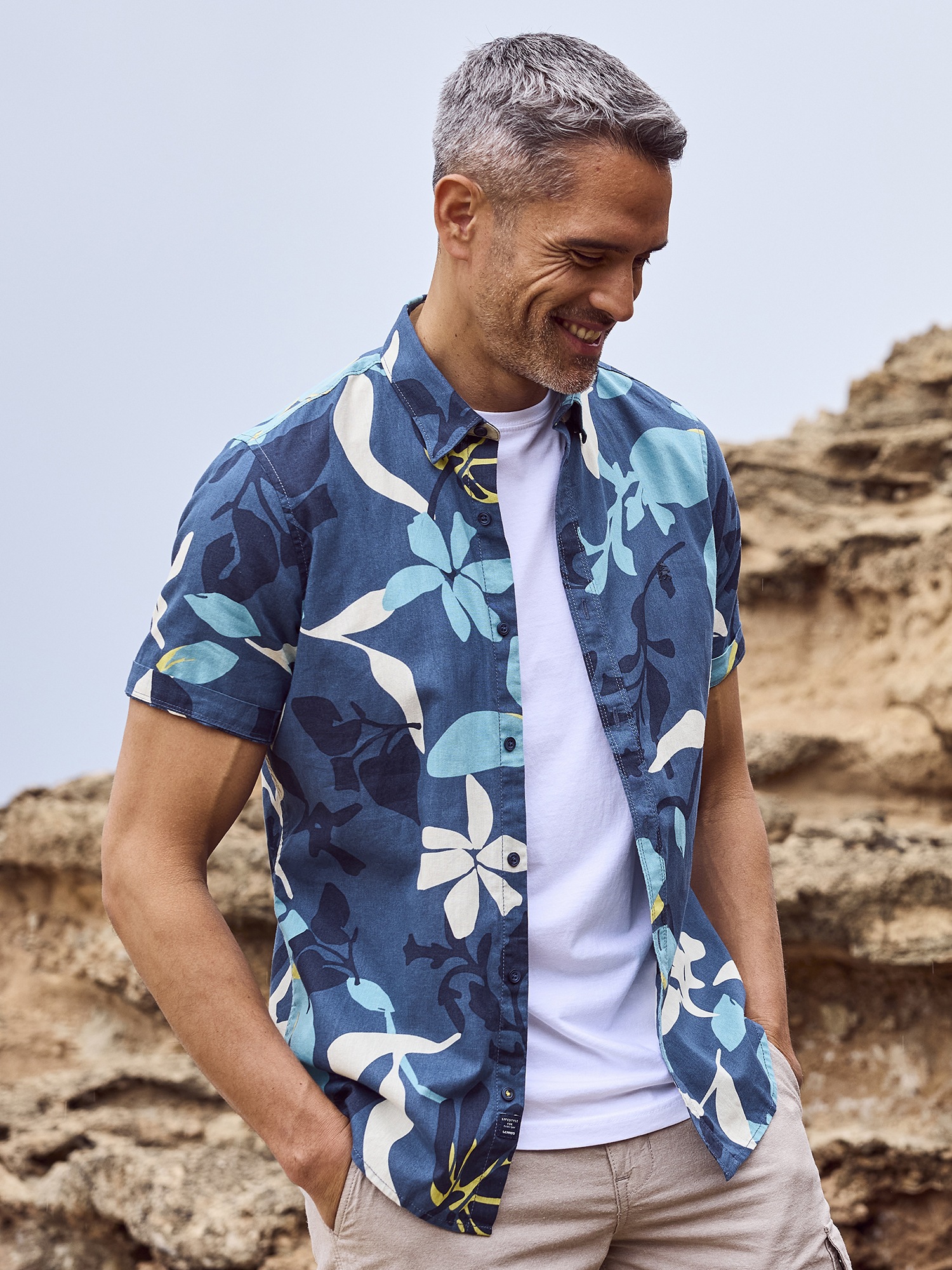 LERROS Kurzarmhemd "LERROS Sommerhemd in Hawaiian-Style" günstig online kaufen