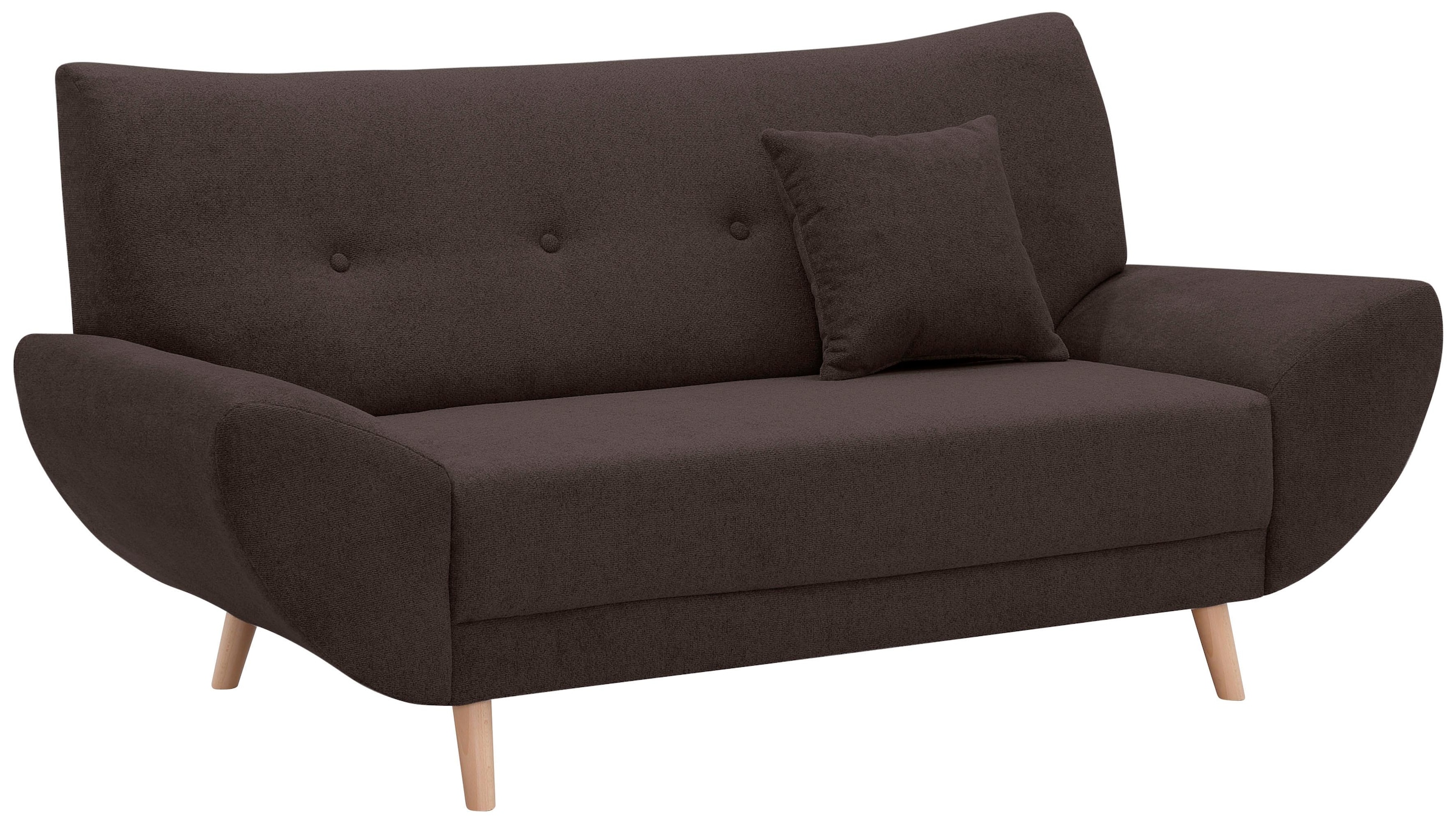 Home affaire 2-Sitzer "Basta, komfortable Wellenunterfederung, Breite 174cm"