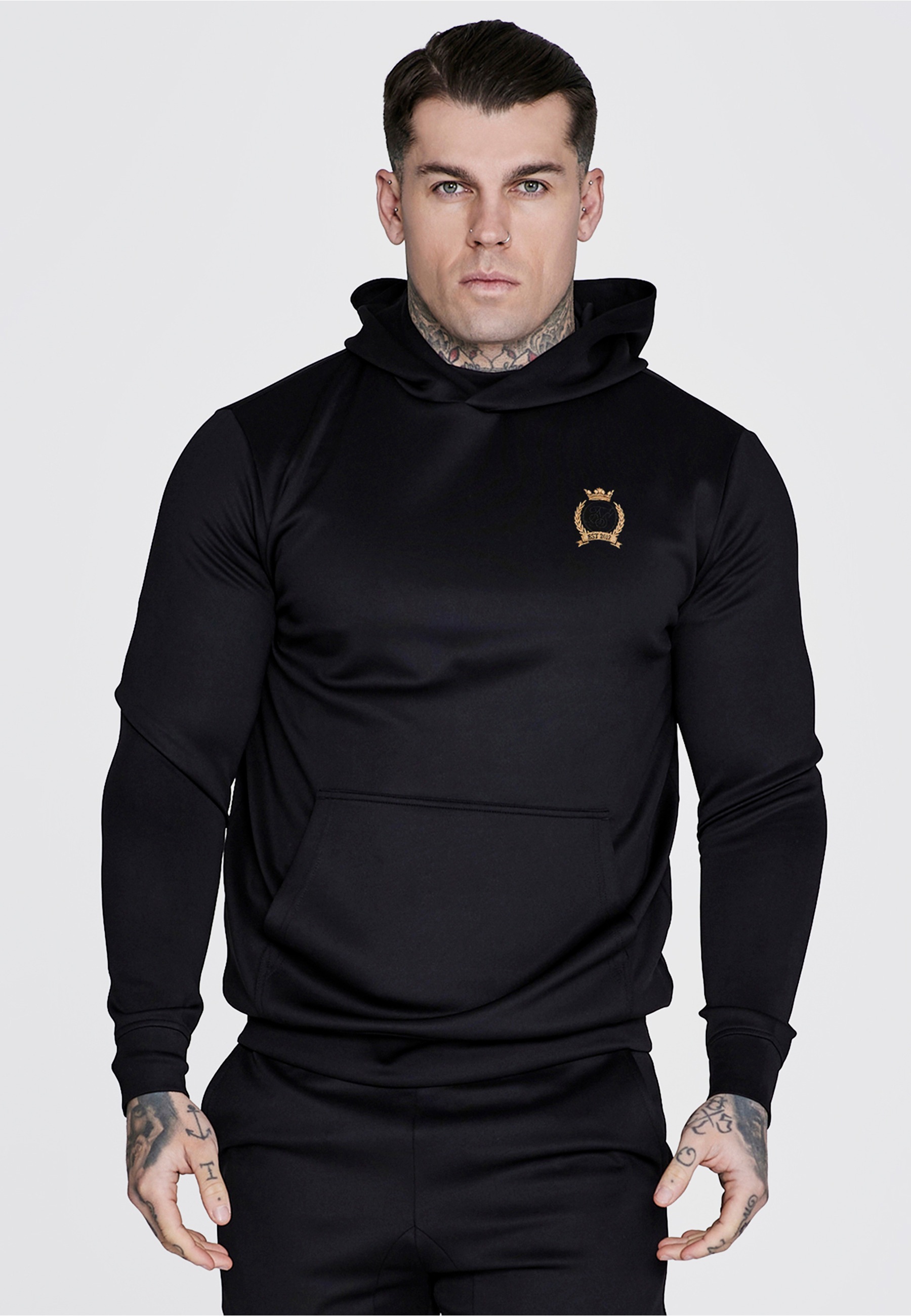 Siksilk Rundhalspullover »SikSilk Essentials Poly Hoodie« 1