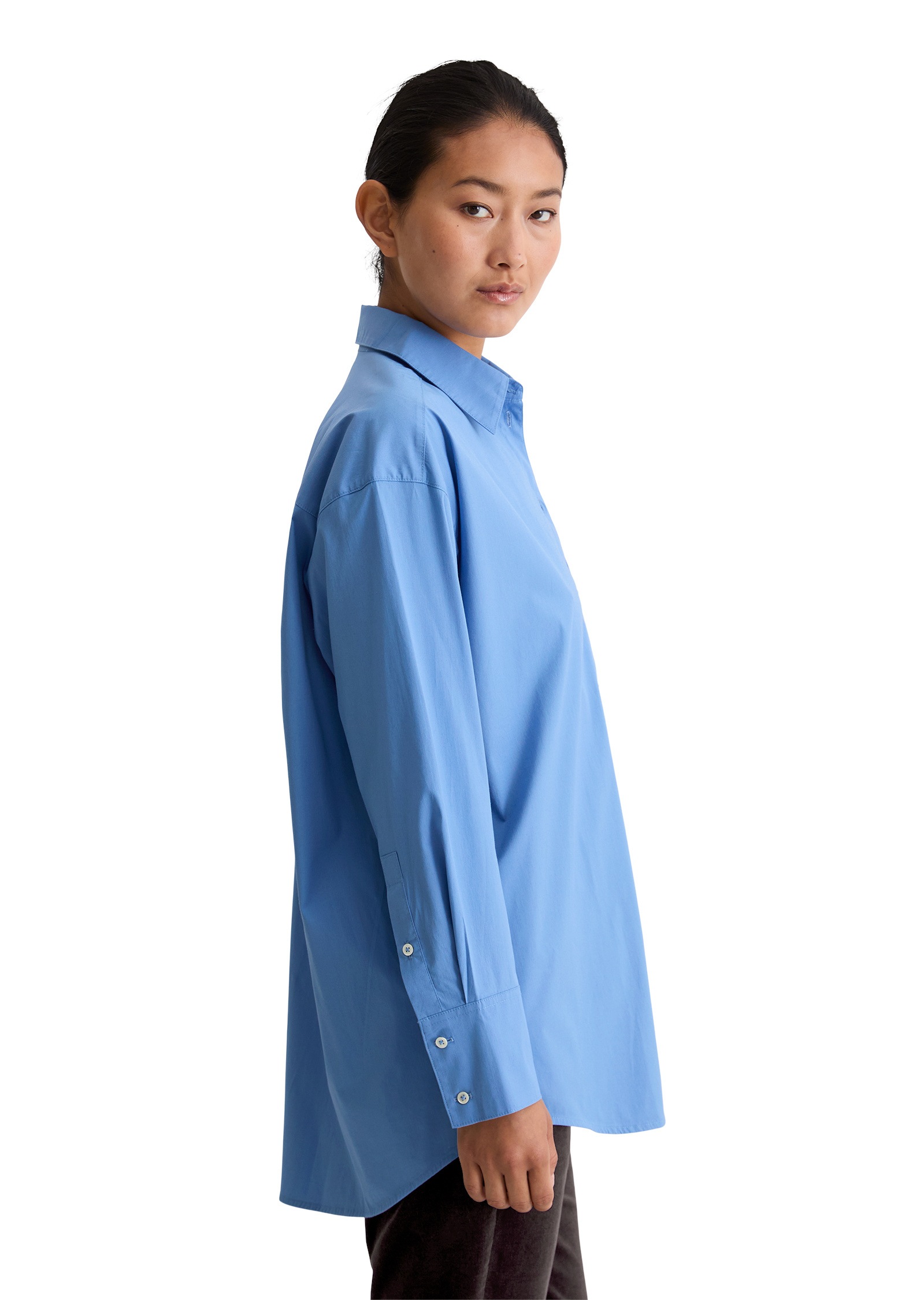 Marc OPolo Langarmbluse "aus Premium Cotton Stretch" günstig online kaufen