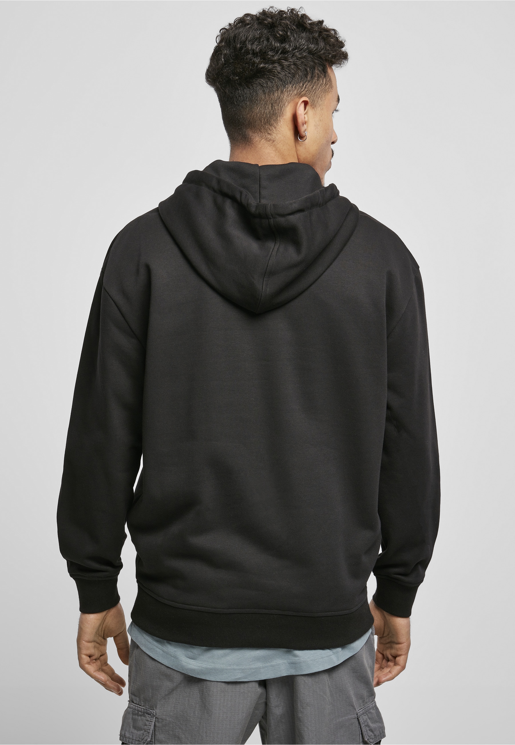 URBAN CLASSICS Rundhalspullover »Urban Classics Herren Gate Hoody« 1 Stk.