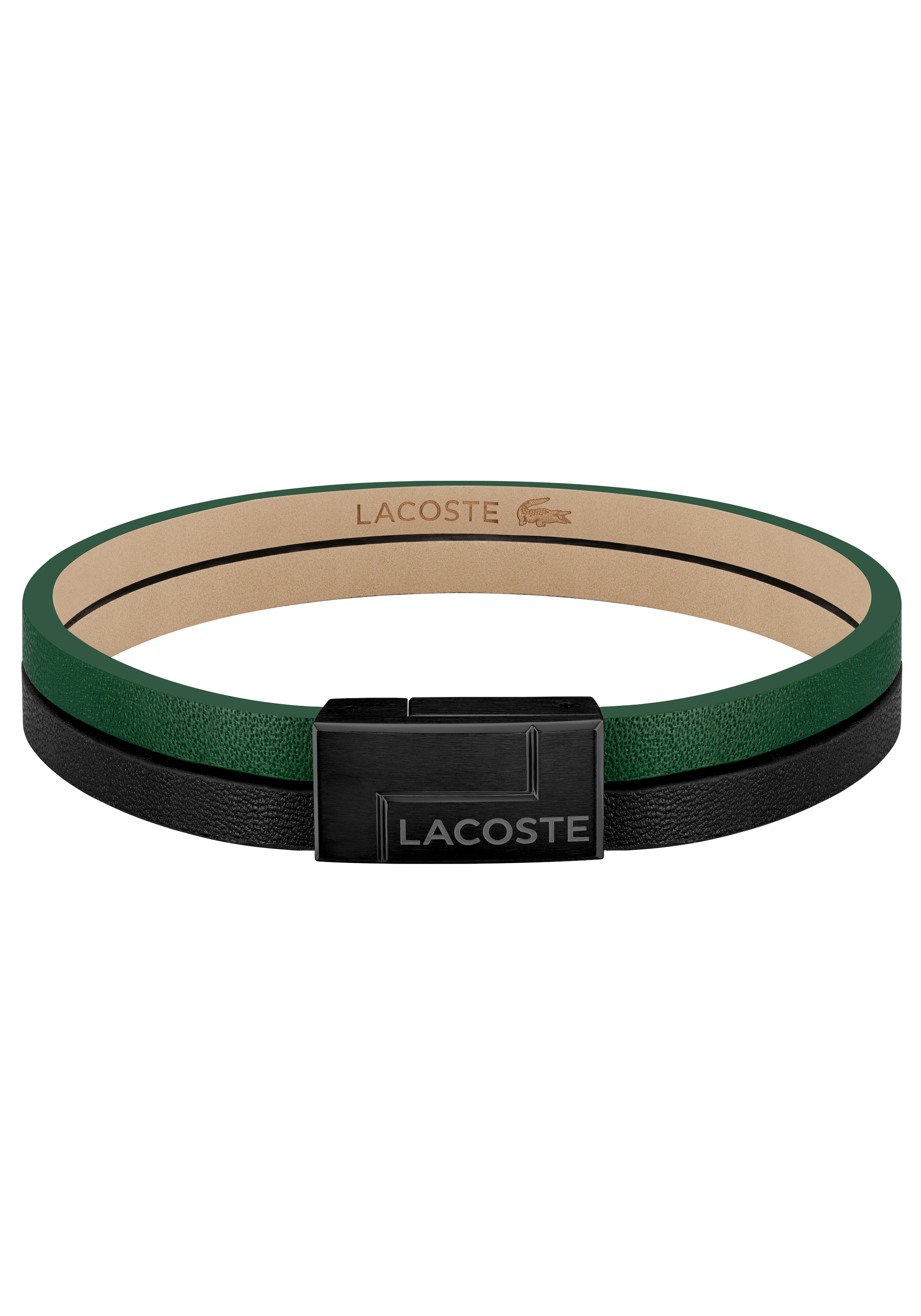 Lacoste Armband Shirt, Lacoste Armband Fantasiekette zu mit »Schmuck kaufen Jeans, | Hoodie, Sneaker! Jacke, WEAVE«, ▷ Krokodil - Edelstahl Polo, BAUR