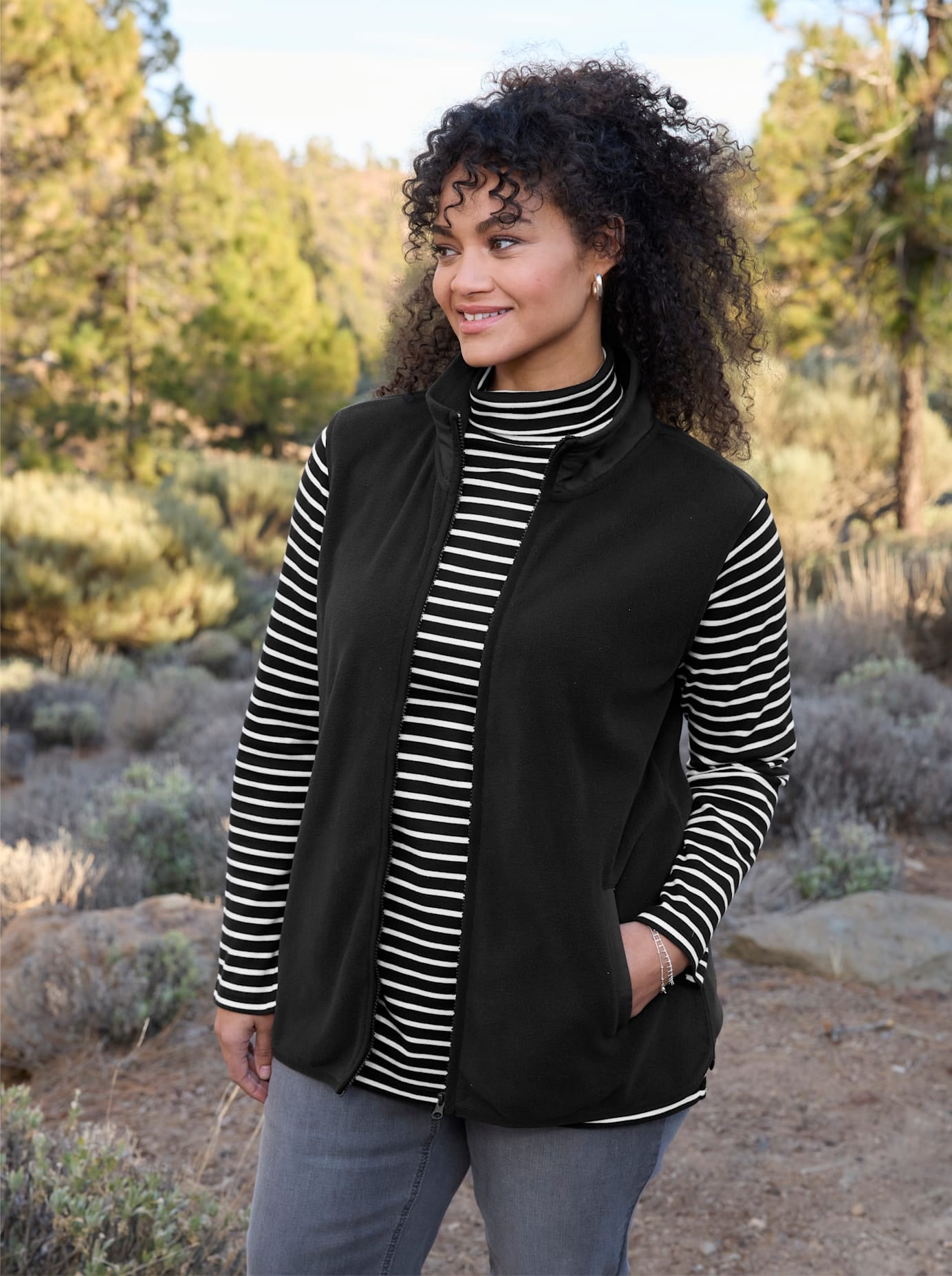 Sheego Fleeceweste günstig online kaufen