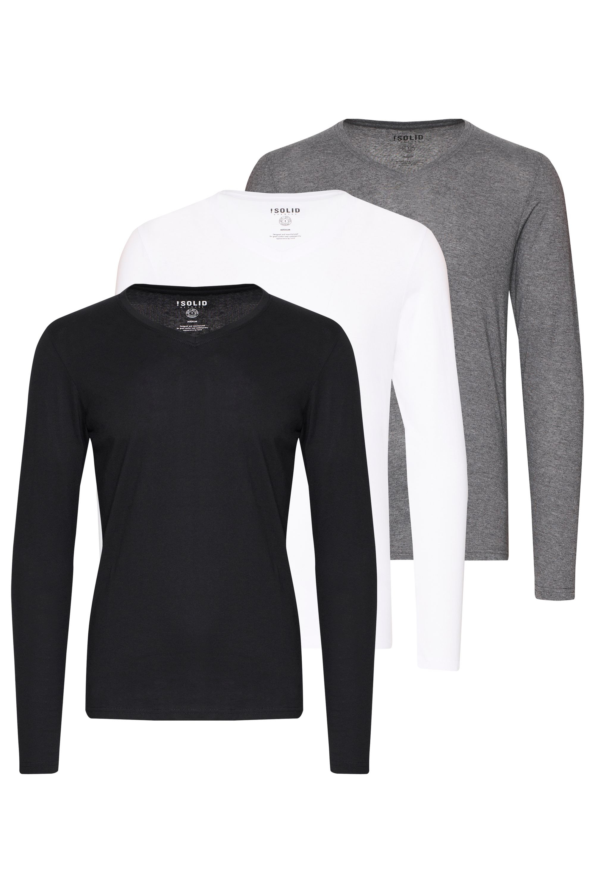 Solid V-Shirt "V-Shirt SDBasil" günstig online kaufen