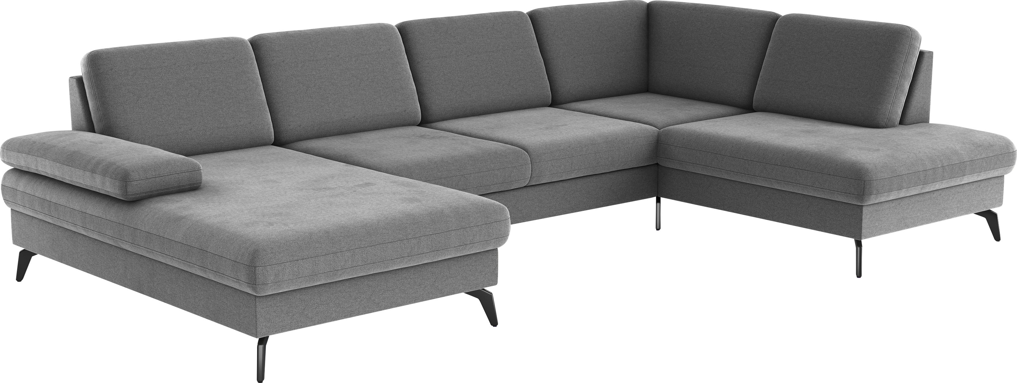 Thumbnail - sit&more Wohnlandschaft "Morris U-Form, inkl. Sitztiefenverstellung" wahlweise mit Armteilverstellung, Bettfunktion & Be...