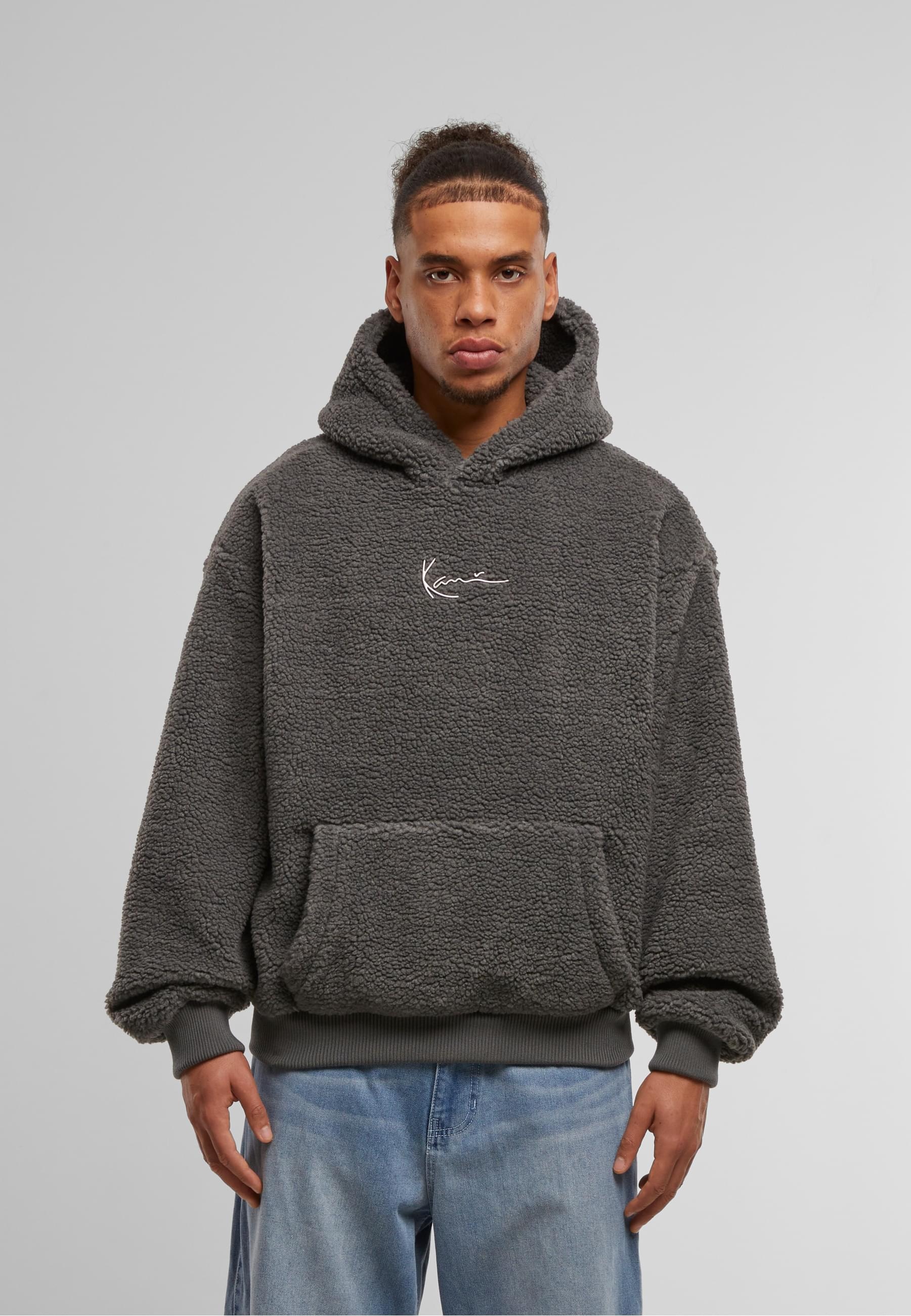 Karl Kani Kapuzensweatshirt »Karl Kani KK Metal Signature Teddy Hoodie«, (1 tlg.)