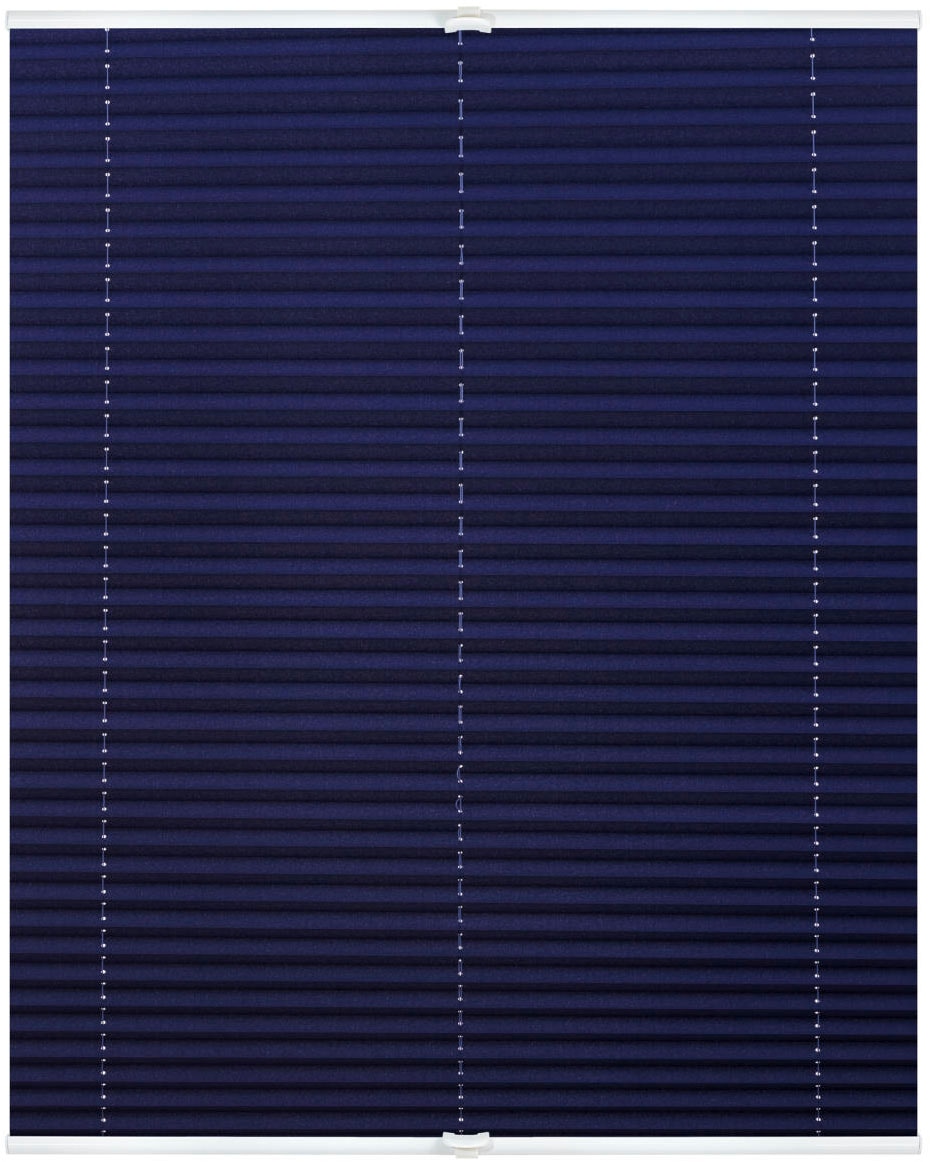 LICHTBLICK ORIGINAL Plissee »Plissee Klemmfix, ohne Bohren, verspannt« blickdicht ohne Bohren verspannt lichtdurchlässig, blickdicht