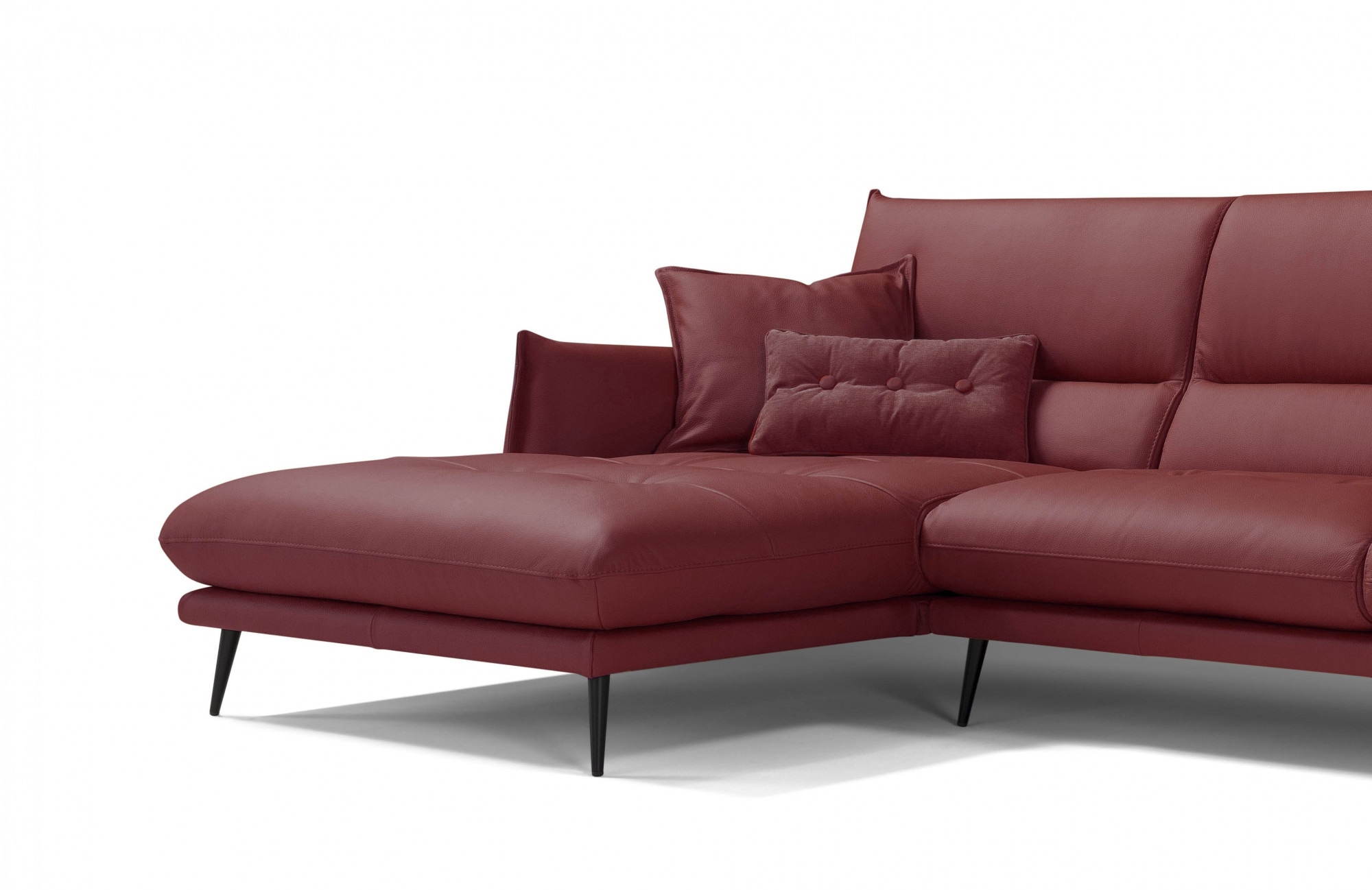 Egoitaliano Ecksofa "FUNNY, hochwertiges & aktuelles Design, bequeme Rückenlehne, L-Form" hochwertiger Sitzkomfort, L-Form