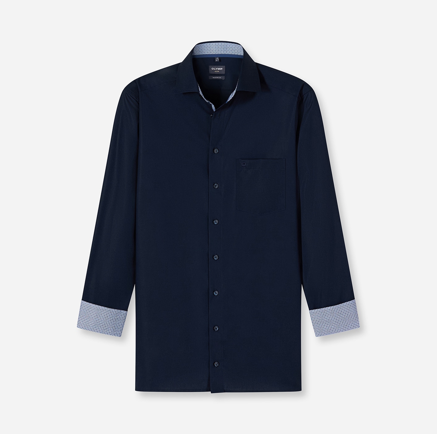 OLYMP Langarmhemd "Luxor modern fit" modern fit, Global-Kentkragen, Busines günstig online kaufen