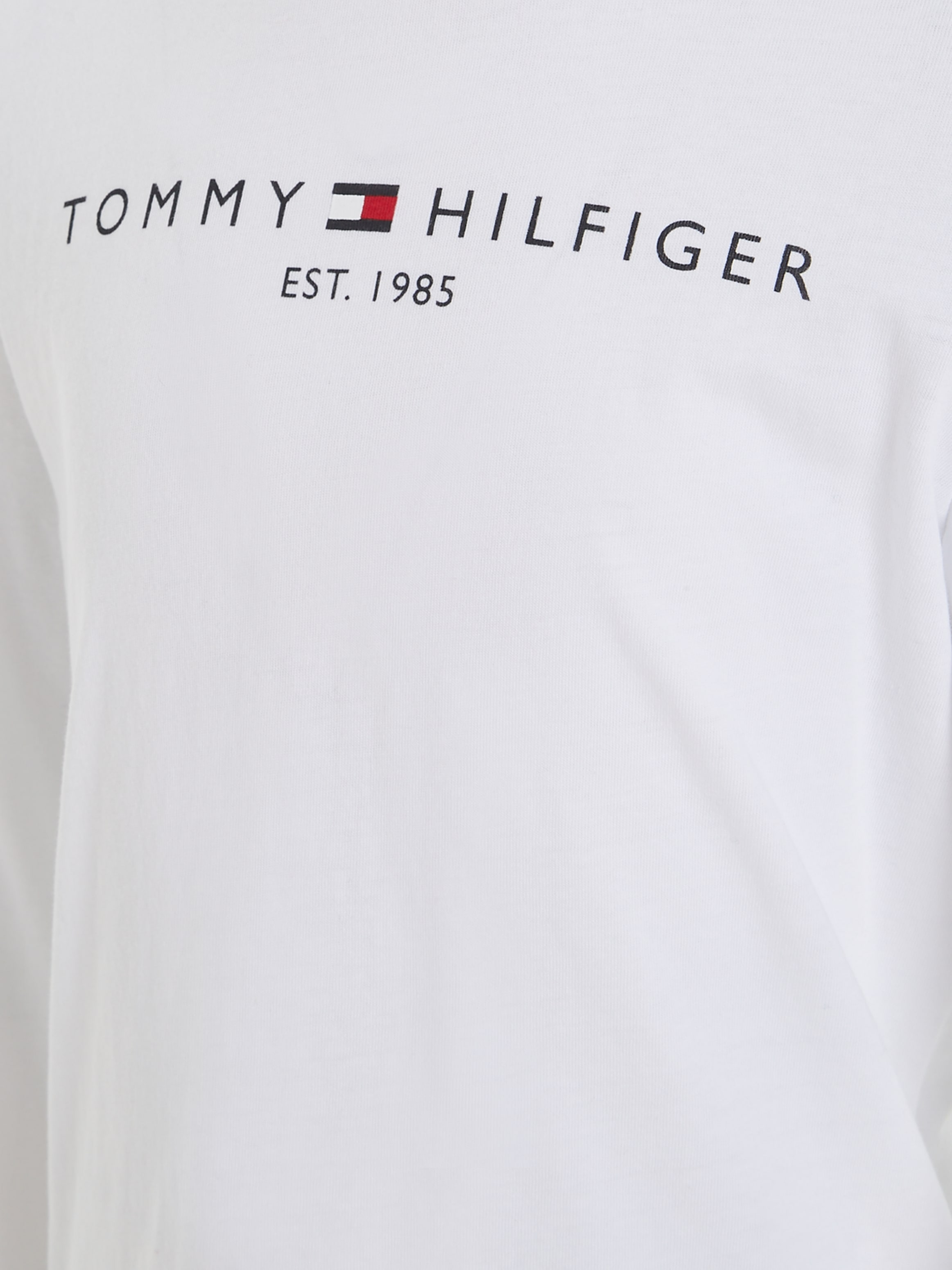 Tommy Hilfiger Langarmshirt »ESSENTIAL TEE L/S«, mit Tommy Hilfiger Logo-Schriftzug