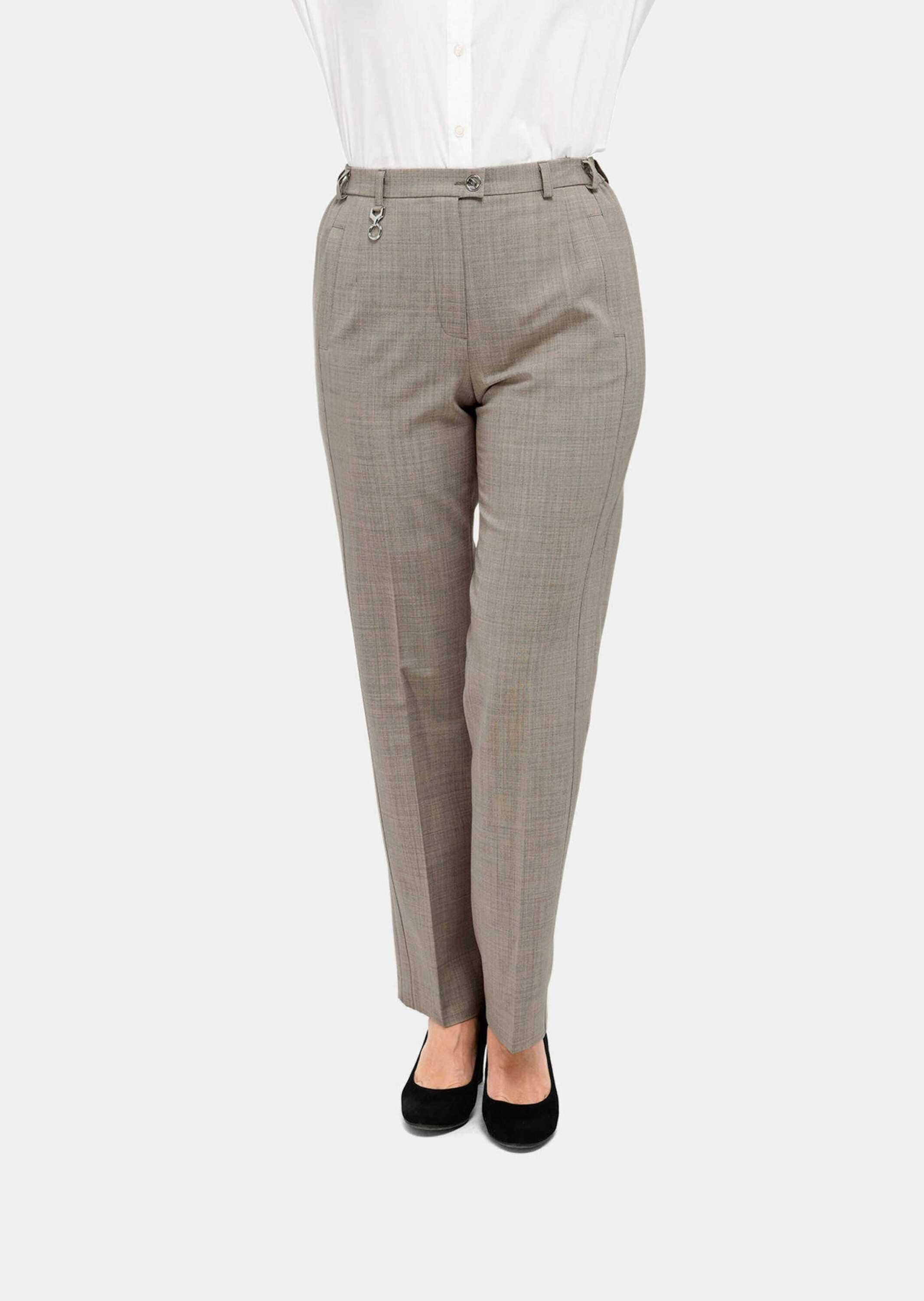 Goldner Anna Women's Trousers Beige Size 50 3