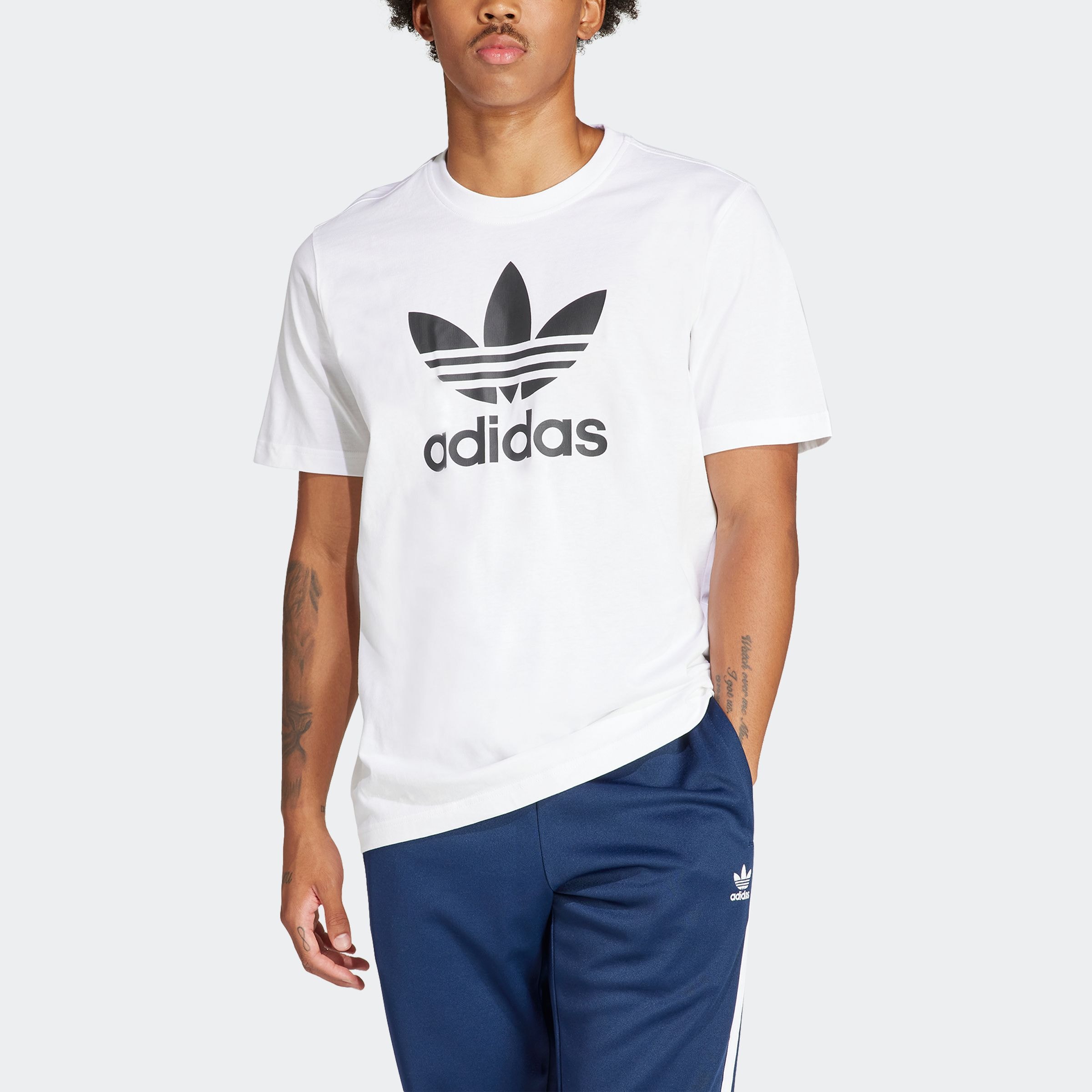 adidas Originals T-Shirt »TREFOIL T-SHIRT«, Basic Shirt mit großem Trefoil Logoprint