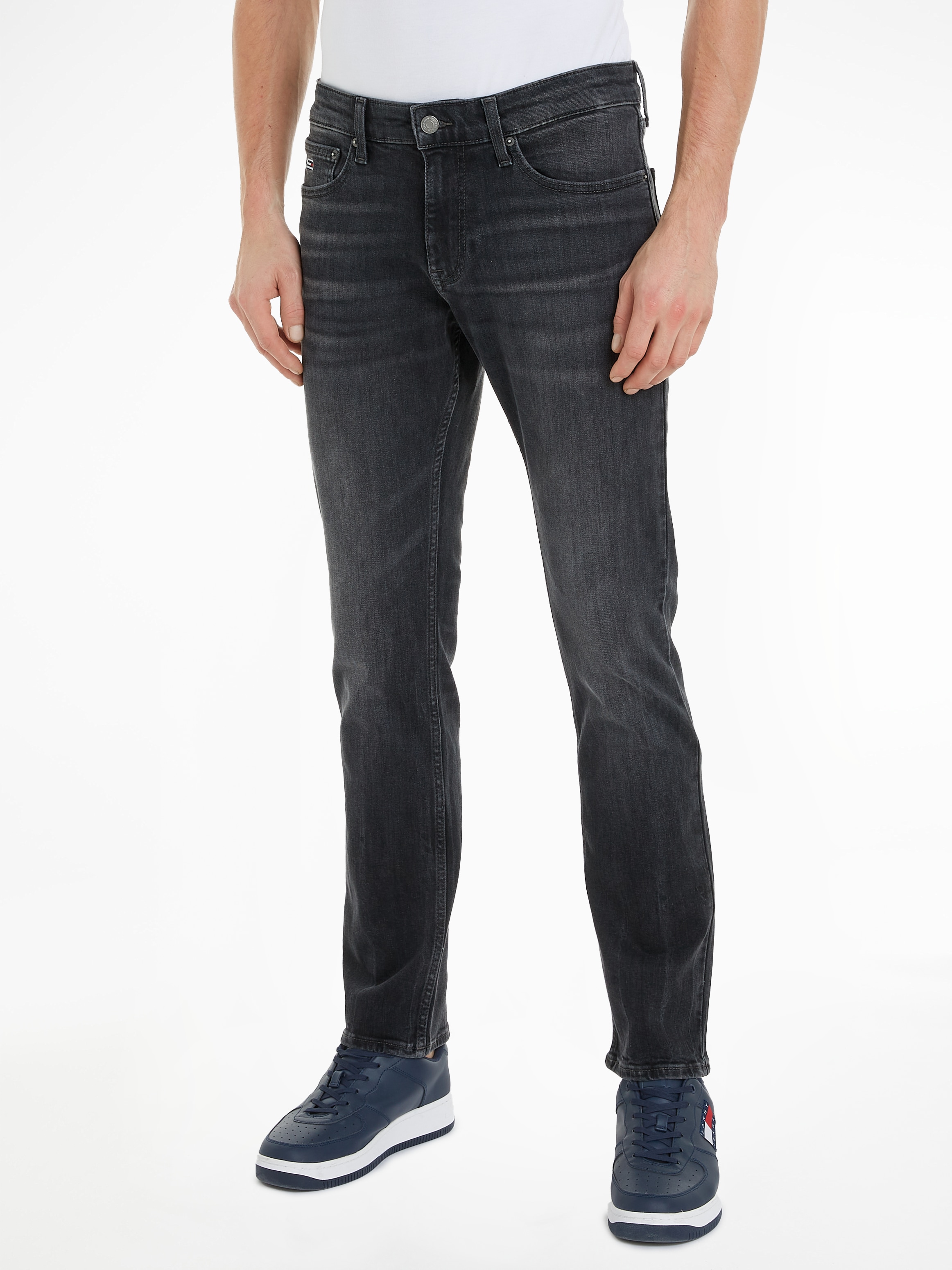 Tommy Jeans Slim-fit-Jeans »SCANTON SLIM«, mit Logoprägung